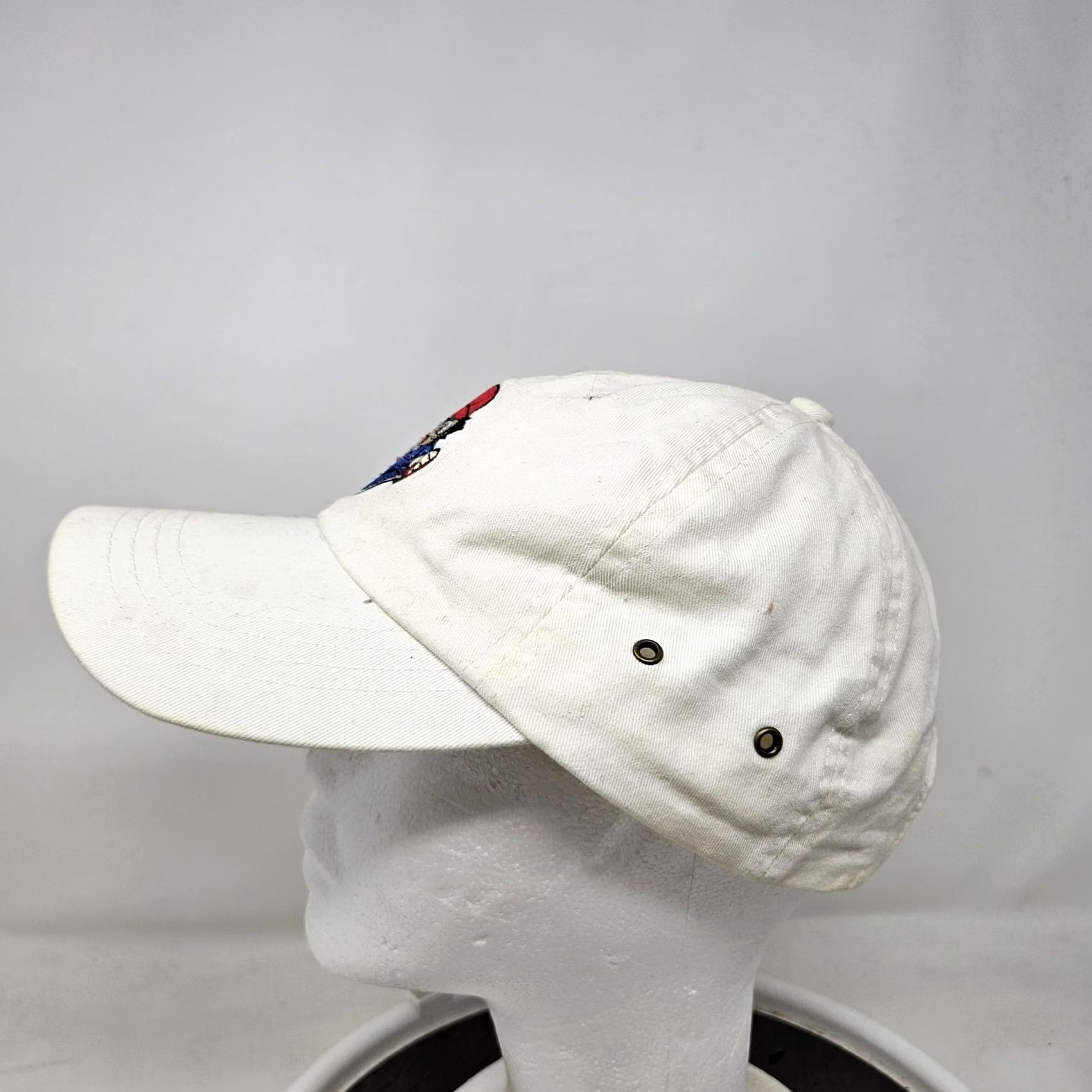 Vintage DYC Mini Meet Hat Cap Strap Back One Size White Anime Mens Baseball Size ONE SIZE - 5 Thumbnail