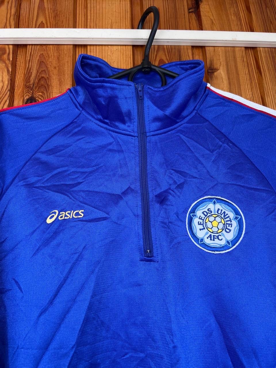 Asics Asics LEEDS UNITED 1999/2000 TRAINING SOCCER Sweatshirt Zip Size US M / EU 48-50 / 2 - 3 Thumbnail