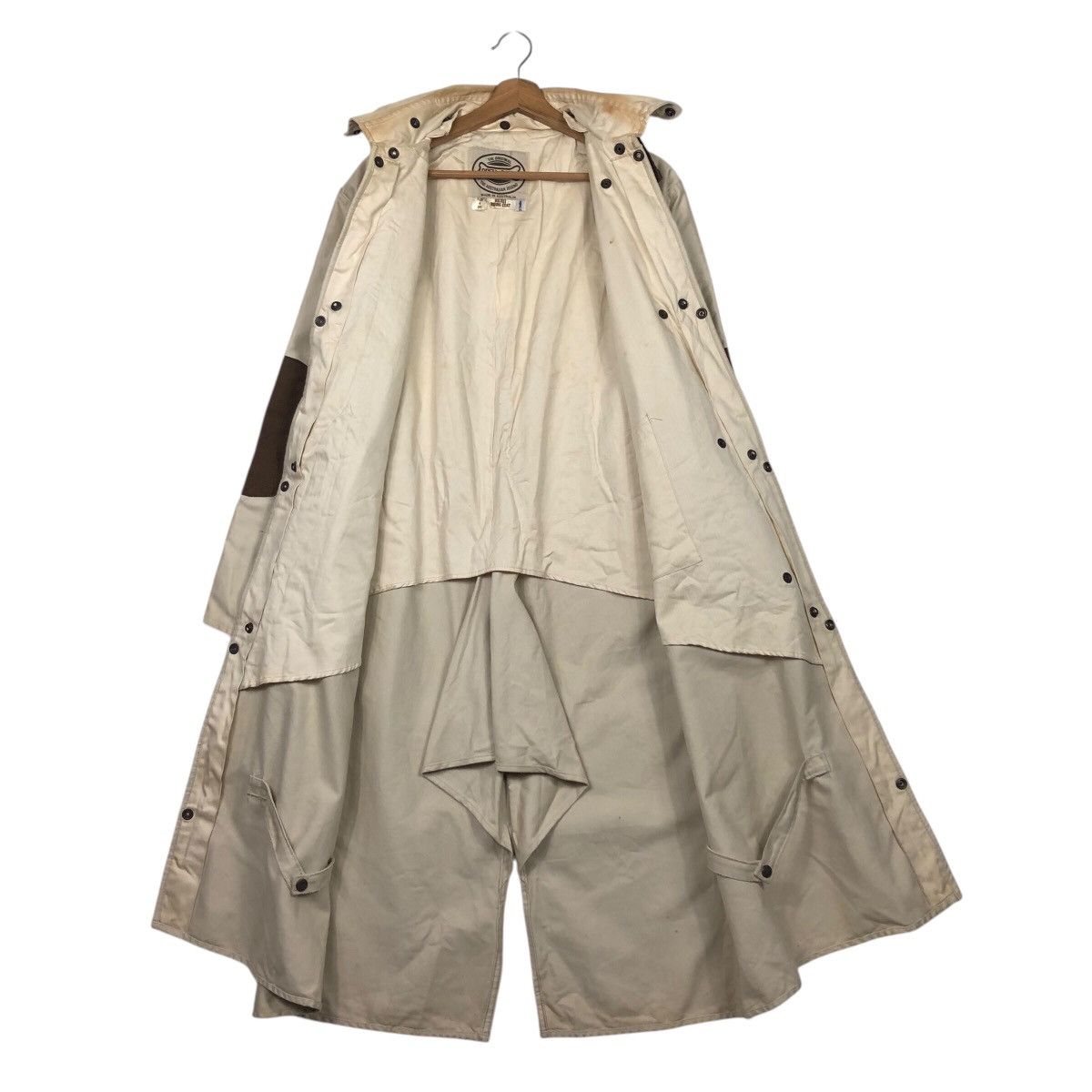 Japanese Brand 📌Vintage Long Jacket Duck Canvas Detroit Driza Bone Size US M / EU 48-50 / 2 - 15 Thumbnail