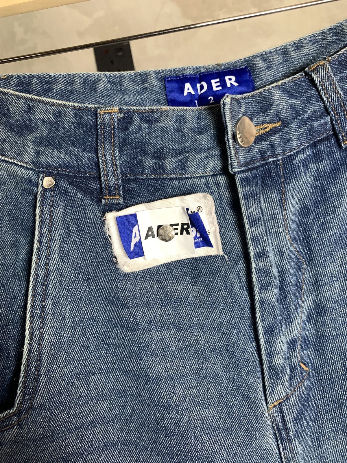 Ader Error SS20 Ader Error Rivet Label Denim Pants Size 26" / US 2 / IT 38 - 3 Thumbnail