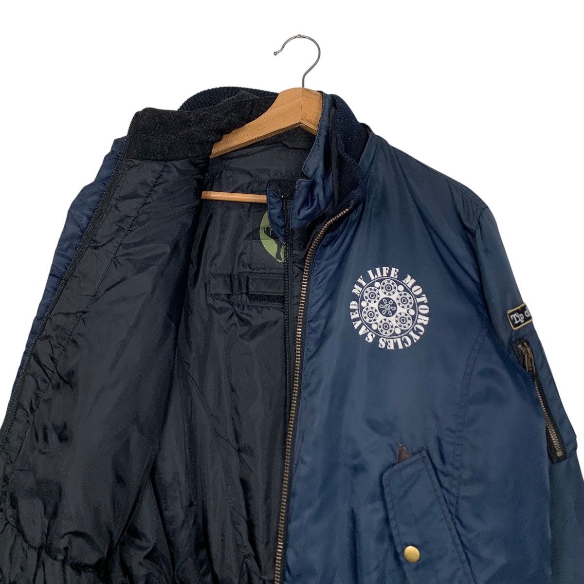 Japanese Brand ☀️Motoarmy bomber style zipper faded jacket Size US M / EU 48-50 / 2 - 12 Thumbnail