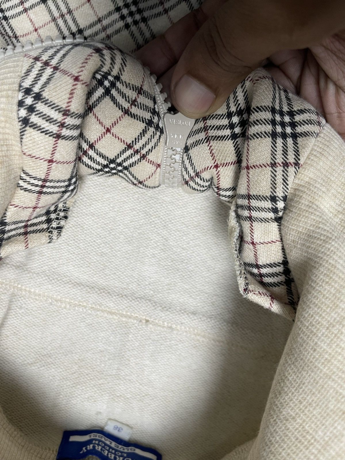 Burberry 🐐90s BURBERRY LONDON BLUE LABEL NOVACHECK SWEATER Size XS / US 0-2 / IT 36-38 - 11 Thumbnail