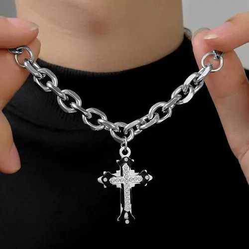 Other Cross Vintage STEAL! Y2K Chains Necklace Chain Size ONE SIZE - 3 Thumbnail