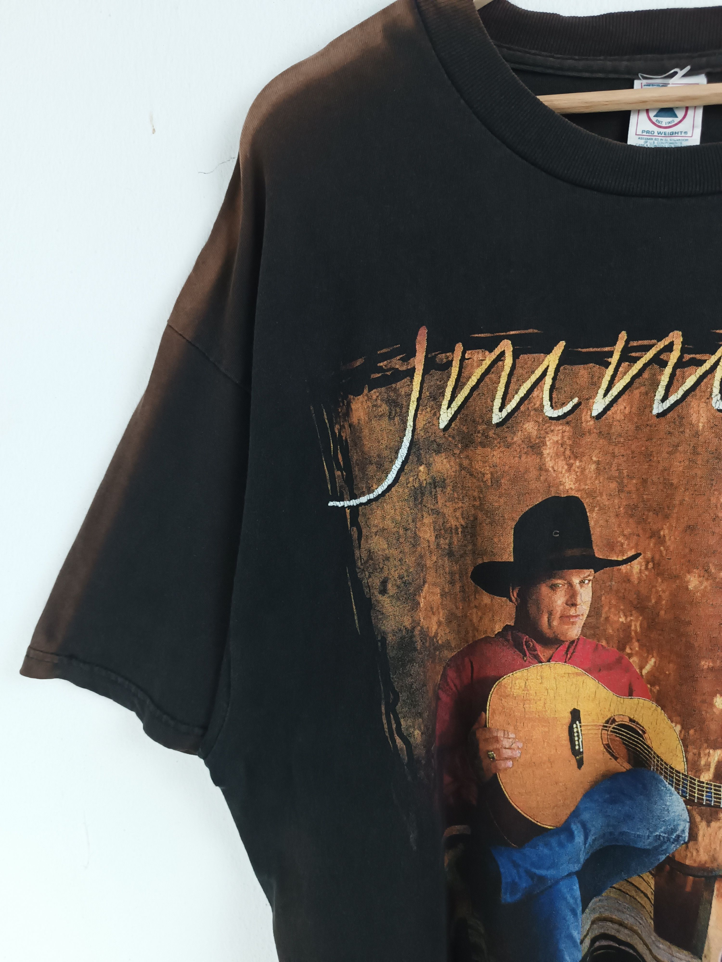 Vintage THRASHED FADED VINTAGE '99 JOHN MICHAEL MONTGOMERY TOUR TEE Size US XL / EU 56 / 4 - 5 Thumbnail
