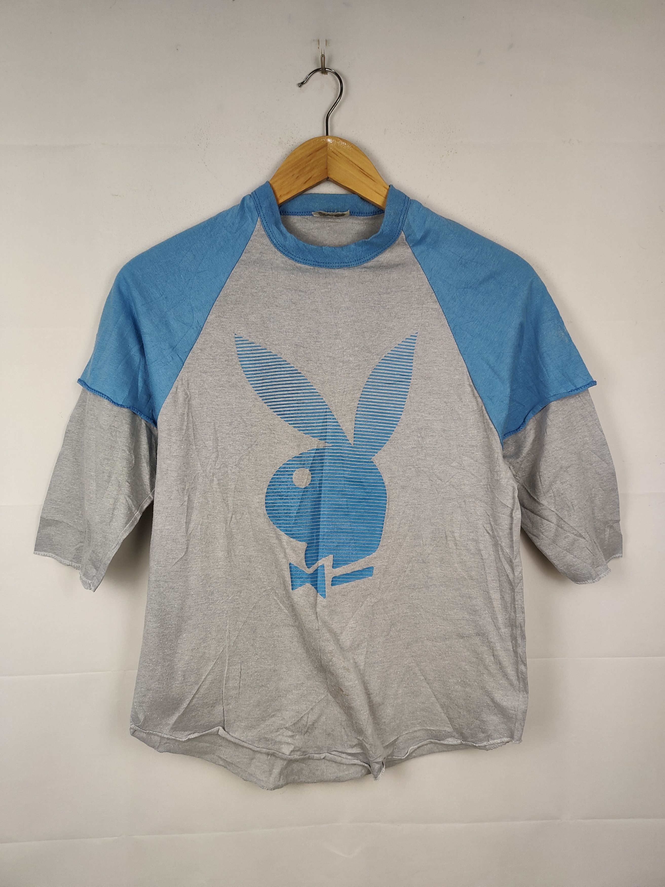Playboy Vintage Playboy Raglan Shirt Size US XS / EU 42 / 0 - 1 Thumbnail