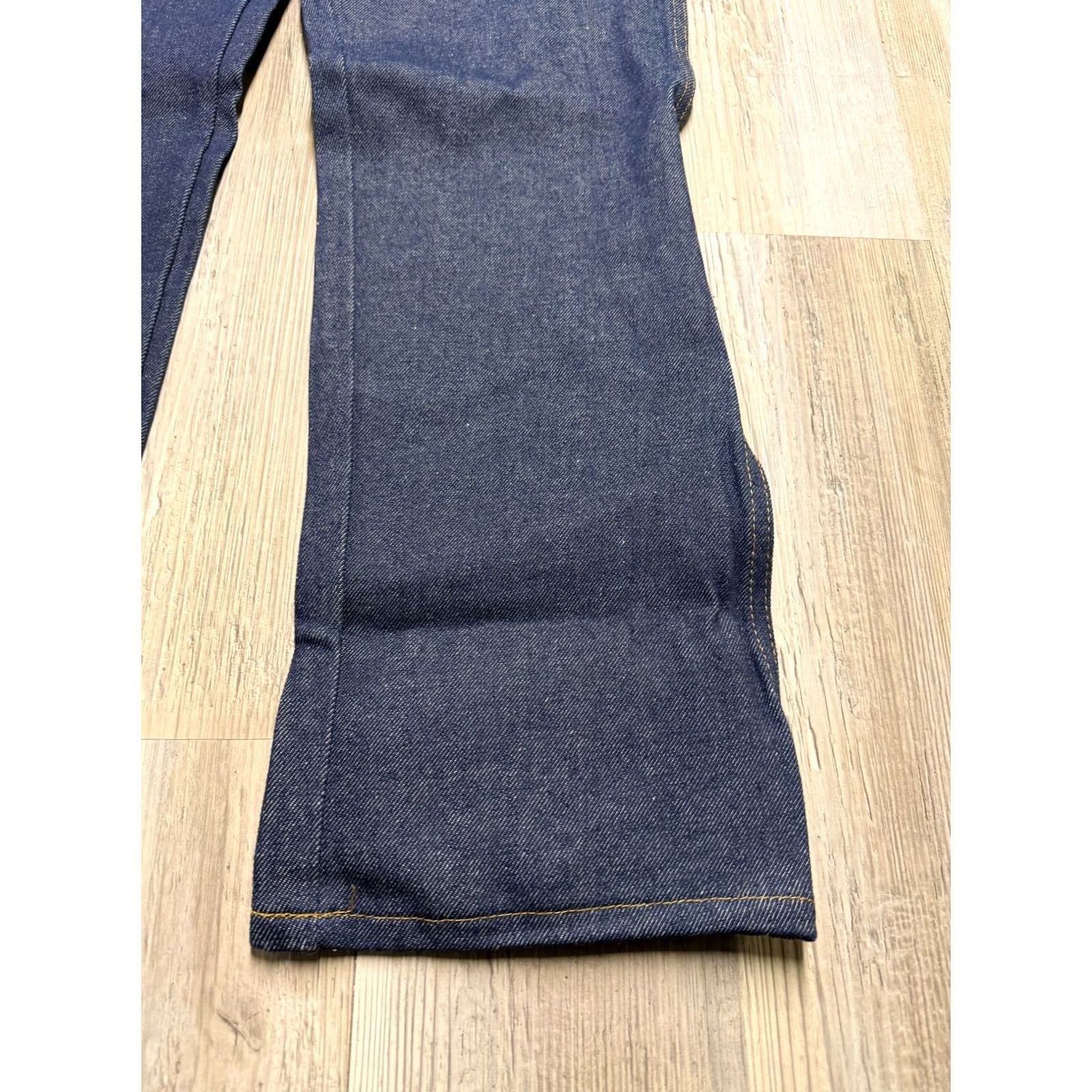 Denime VINTAGE BIG BEN Raw Denim Jeans Dark Indigo Workwear 34x32 NWT NOS Mens Size US 34 / EU 50 - 2 Thumbnail