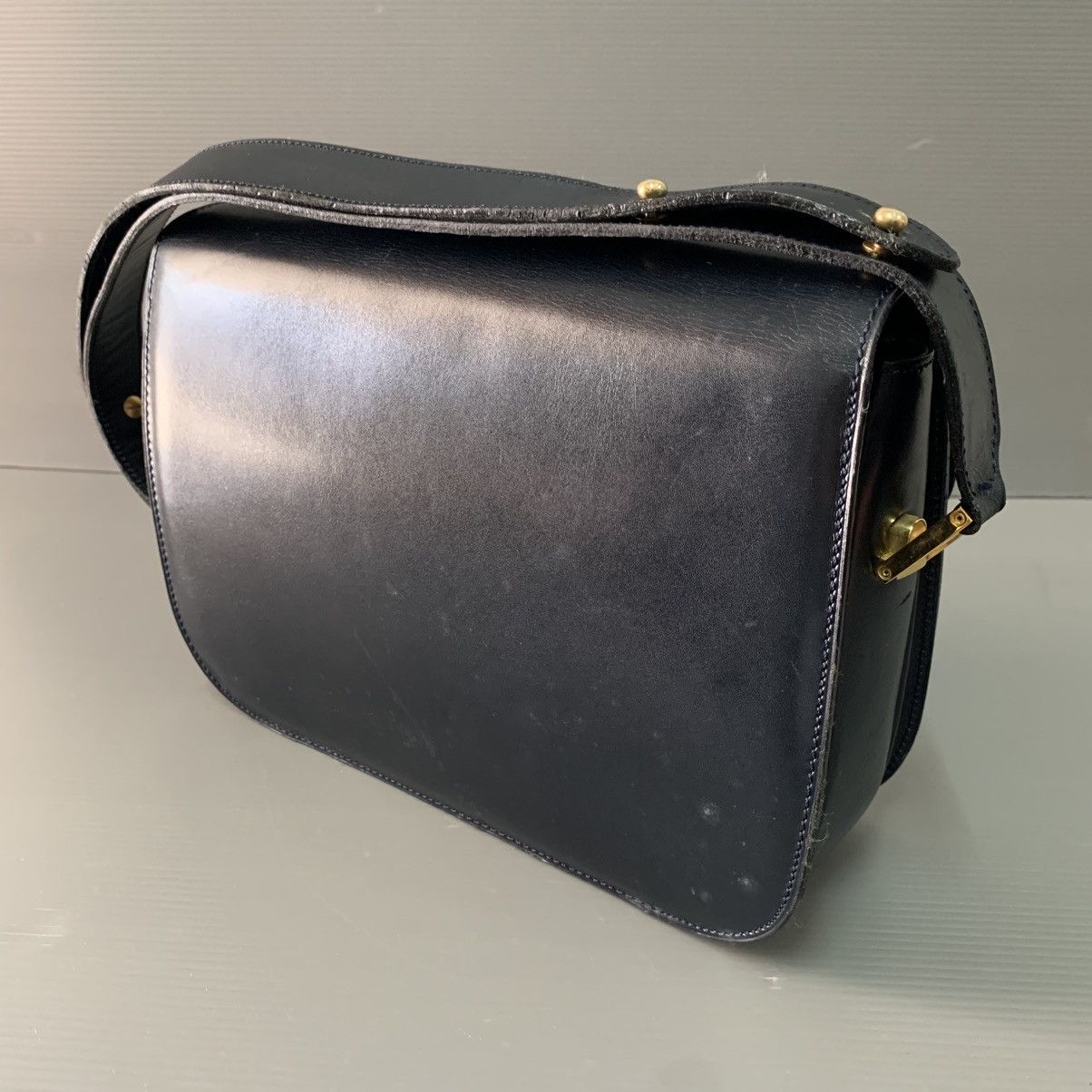 Branded Leather Montana Like Celine Box Design Bag Size ONE SIZE - 6 Thumbnail