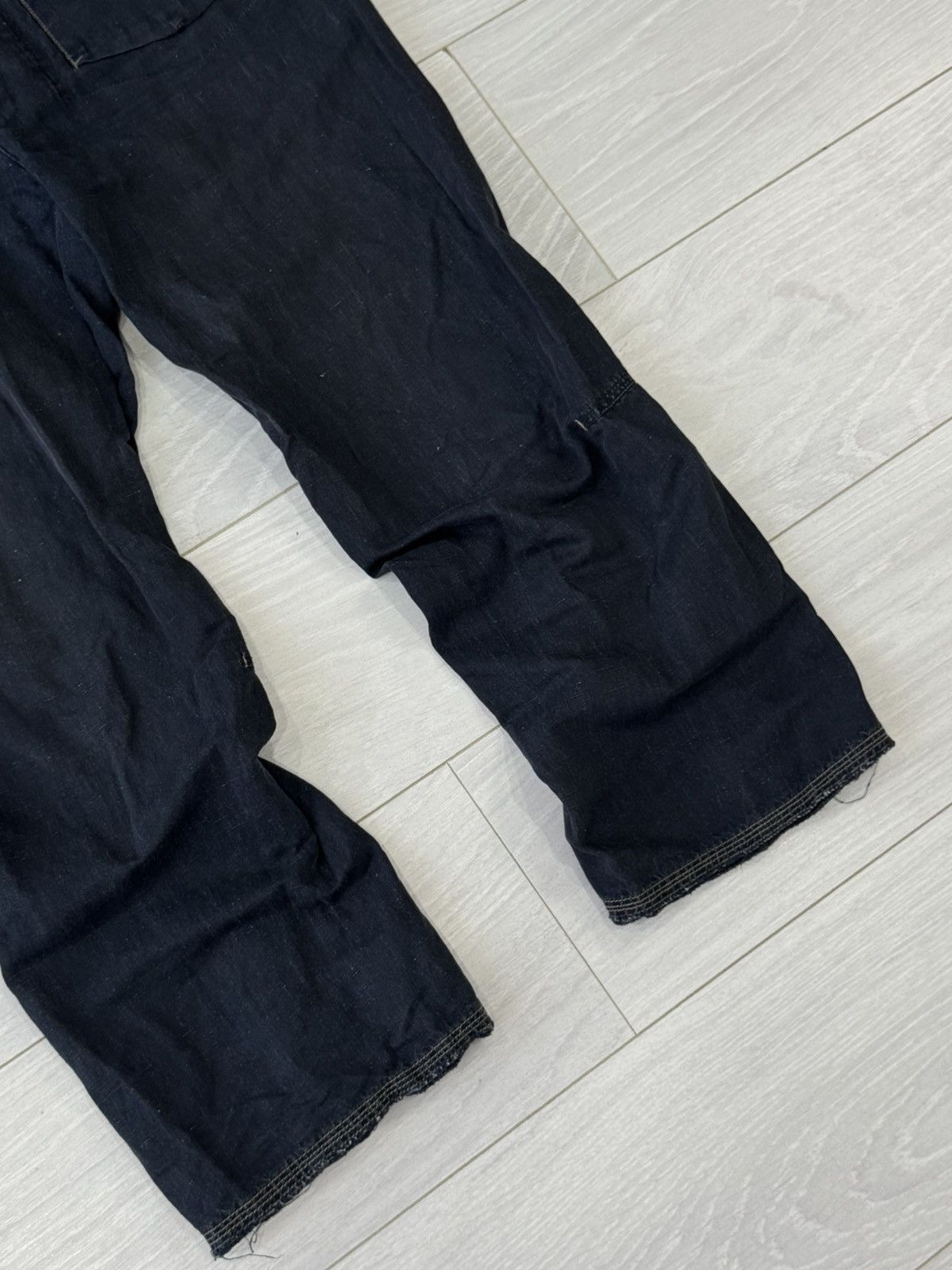 Marithe + Francois Girbaud Marithe Francois Girbaud Linen Glamour Design Luxury Pants Size 34" / US 12 / IT 48 - 6 Thumbnail