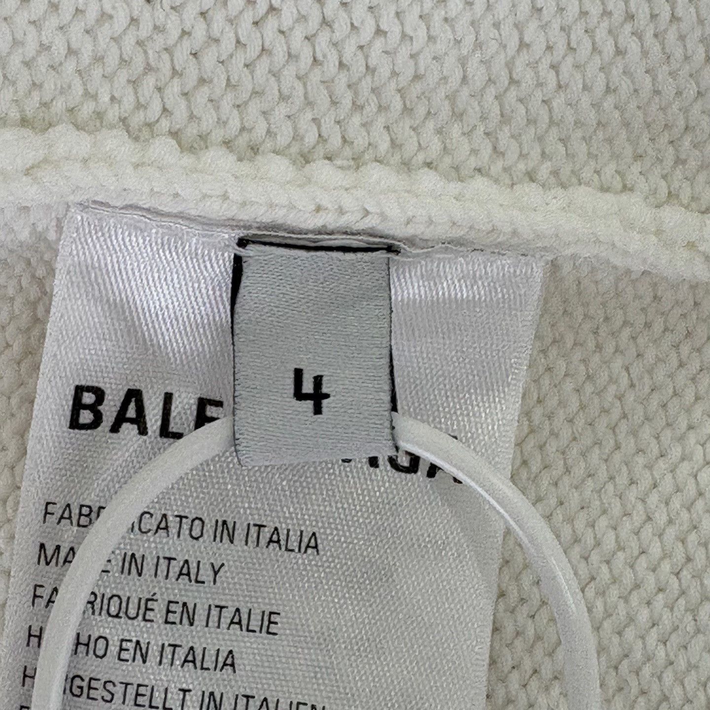Balenciaga Balenciaga size4 24FW Loop Sports sweater with three-dimens Size US XL / EU 56 / 4 - 5 Thumbnail