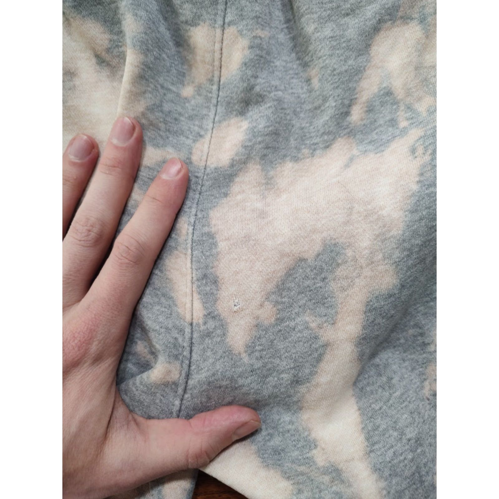 Nike Nike Sweatpants Mens Tie Dye Fleece Club Gray 90s Logo Pockets Drawstring Relaxed Casual Activewear Sportswear Pants Size US 33 - 5 Thumbnail