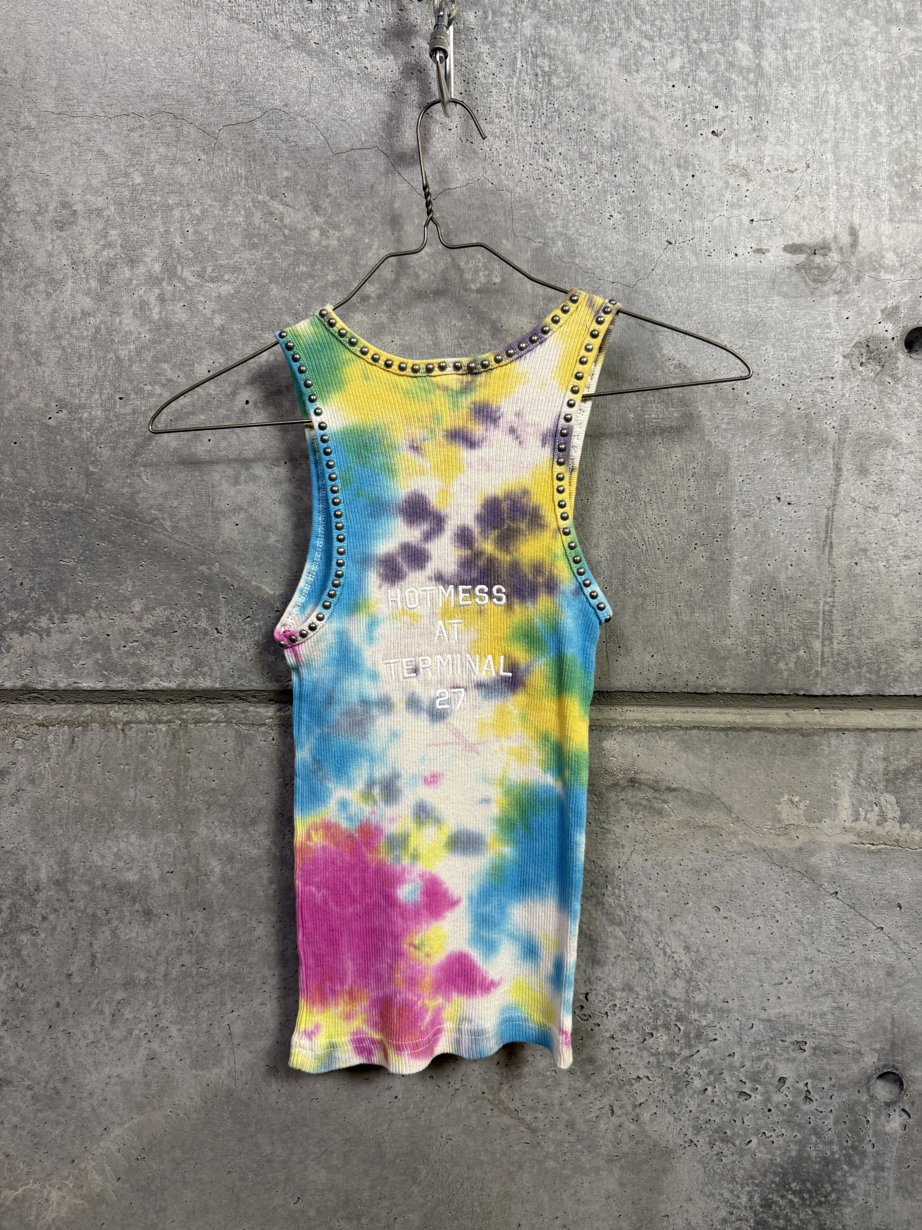 The Great China Wall Great China Wall x Hot Mess Tie Dye Studded Tank Top Size M / US 6-8 / IT 42-44 - 2 Thumbnail