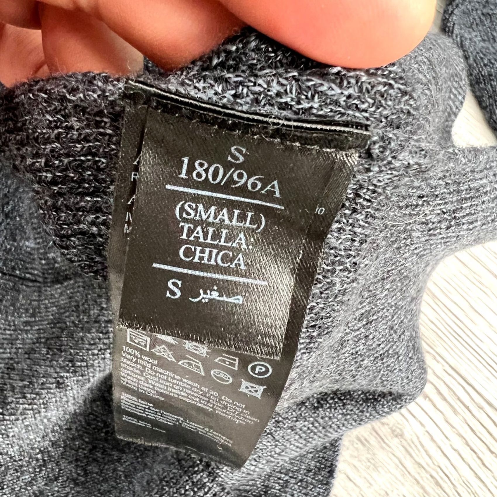 Allsaints AllSaints Ivar Merino Crew Jumper Sweater Pullover Men S Gray Size S Size US S / EU 44-46 / 1 - 4 Thumbnail
