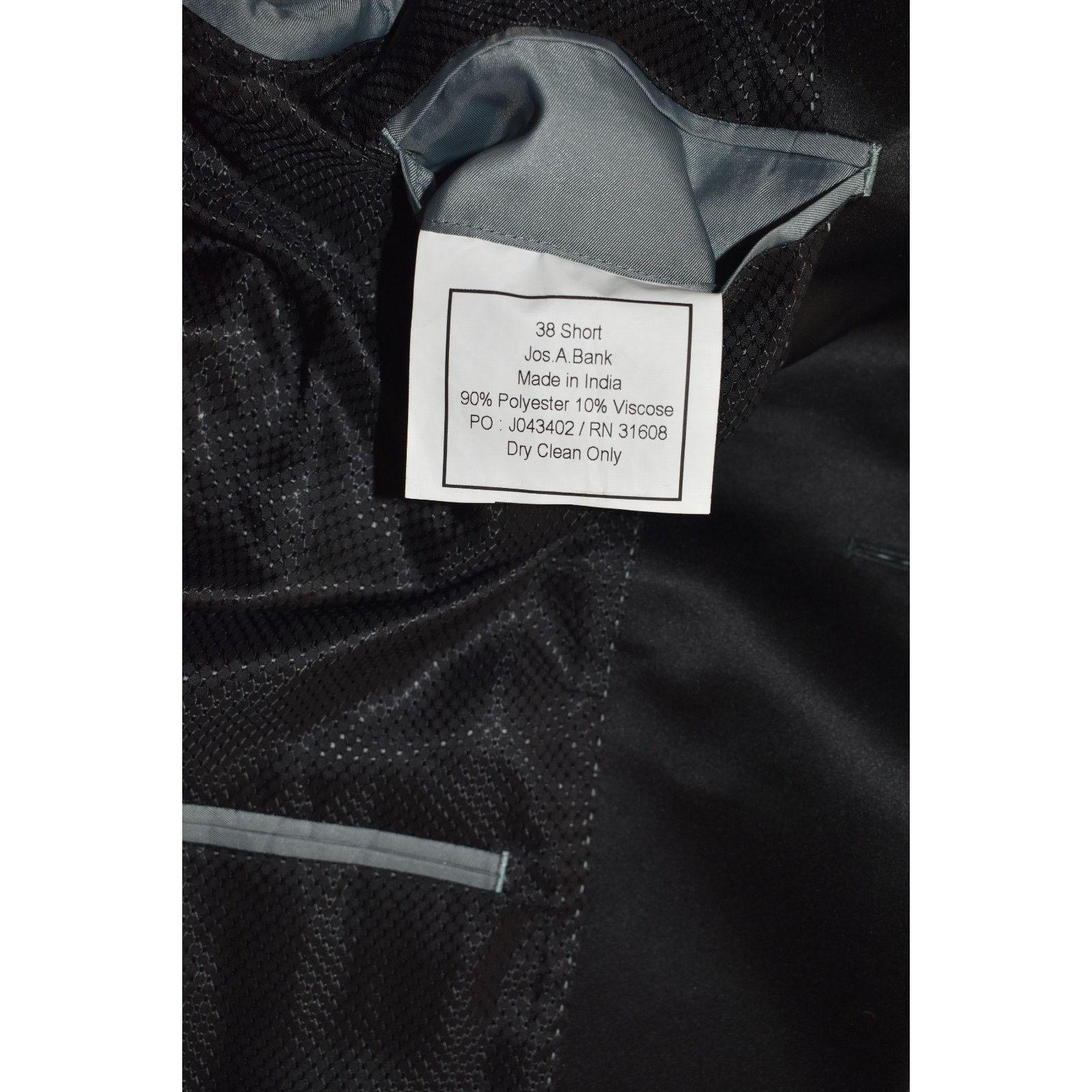 Jos. A. Bank JOS A BANK Jacquard Slim Fit Satin Peak Blazer Sz 38S $199 Size 38S - 9 Thumbnail