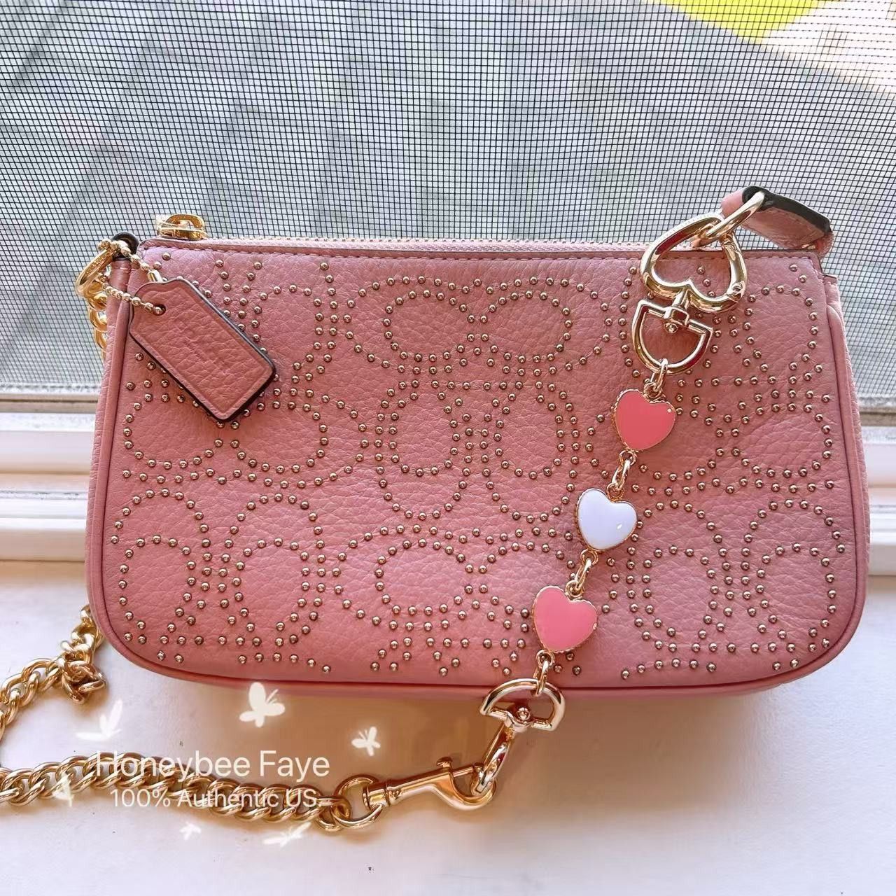 Coach Nolita 19 With Signature Rivets CX262 plus extended chain Size ONE SIZE - 1 Thumbnail