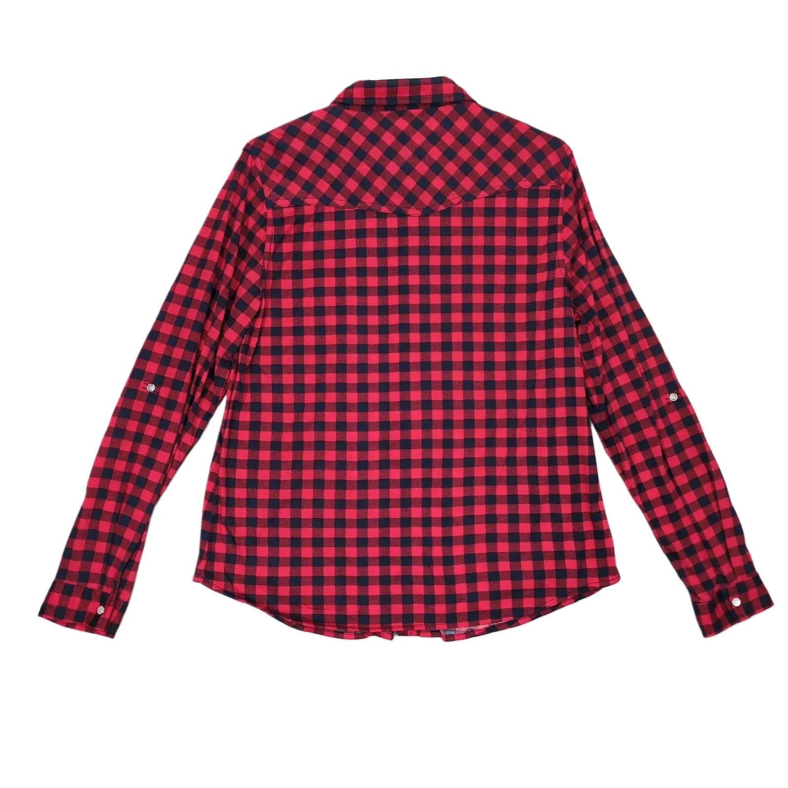 Passport Passport Women's XL Buffalo Plaid Pearl Snap Western Shirt Size XL / US 12-14 / IT 48-50 - 2 Thumbnail