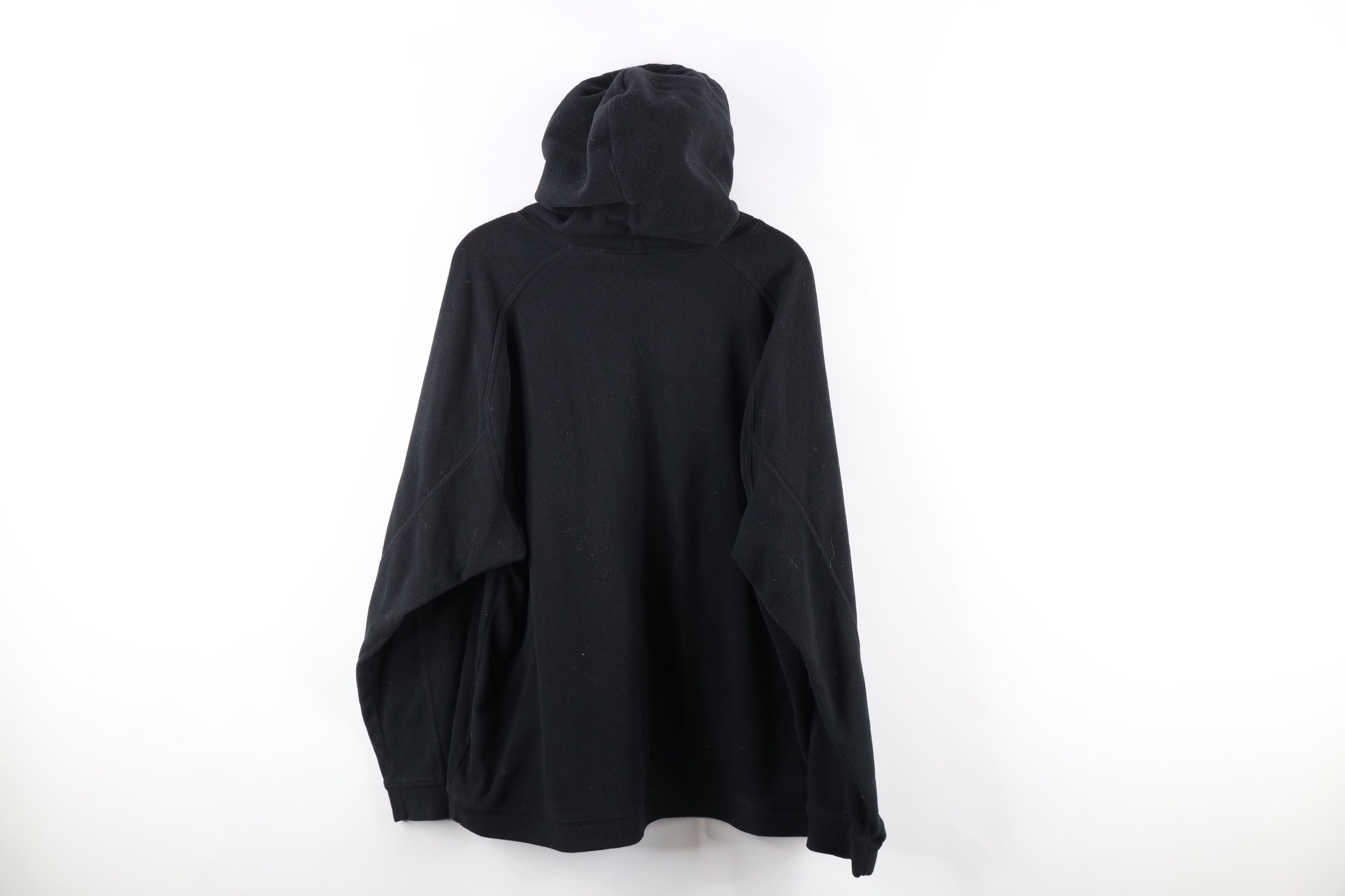 The North Face × Vintage Vintage 90s The North Face Spell Out Fleece Hoodie Black USA Size US L / EU 52-54 / 3 - 8 Thumbnail