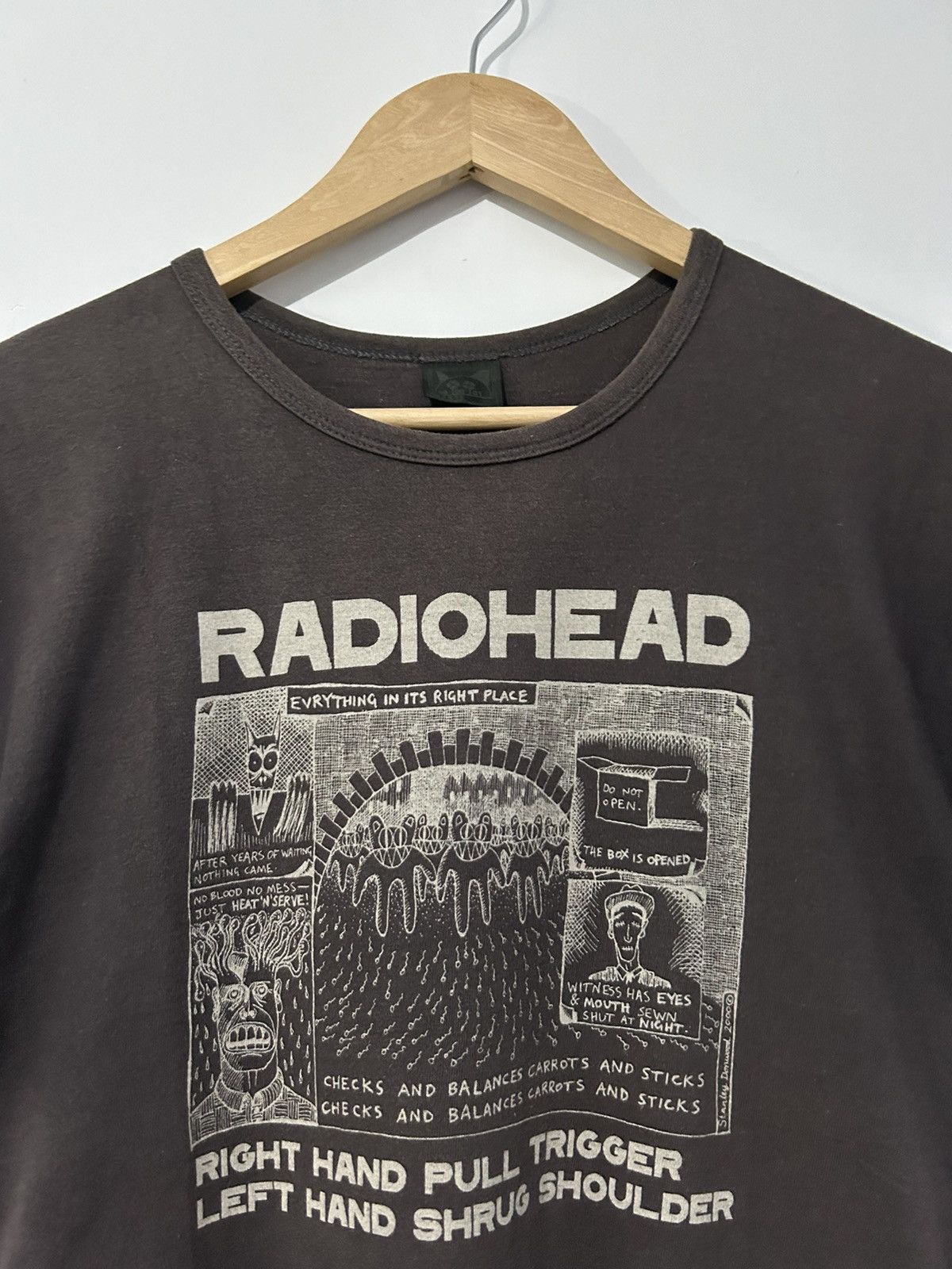 Band Tees 00s Radiohead Sex Work Death Tees Size US L / EU 52-54 / 3 - 2 Thumbnail