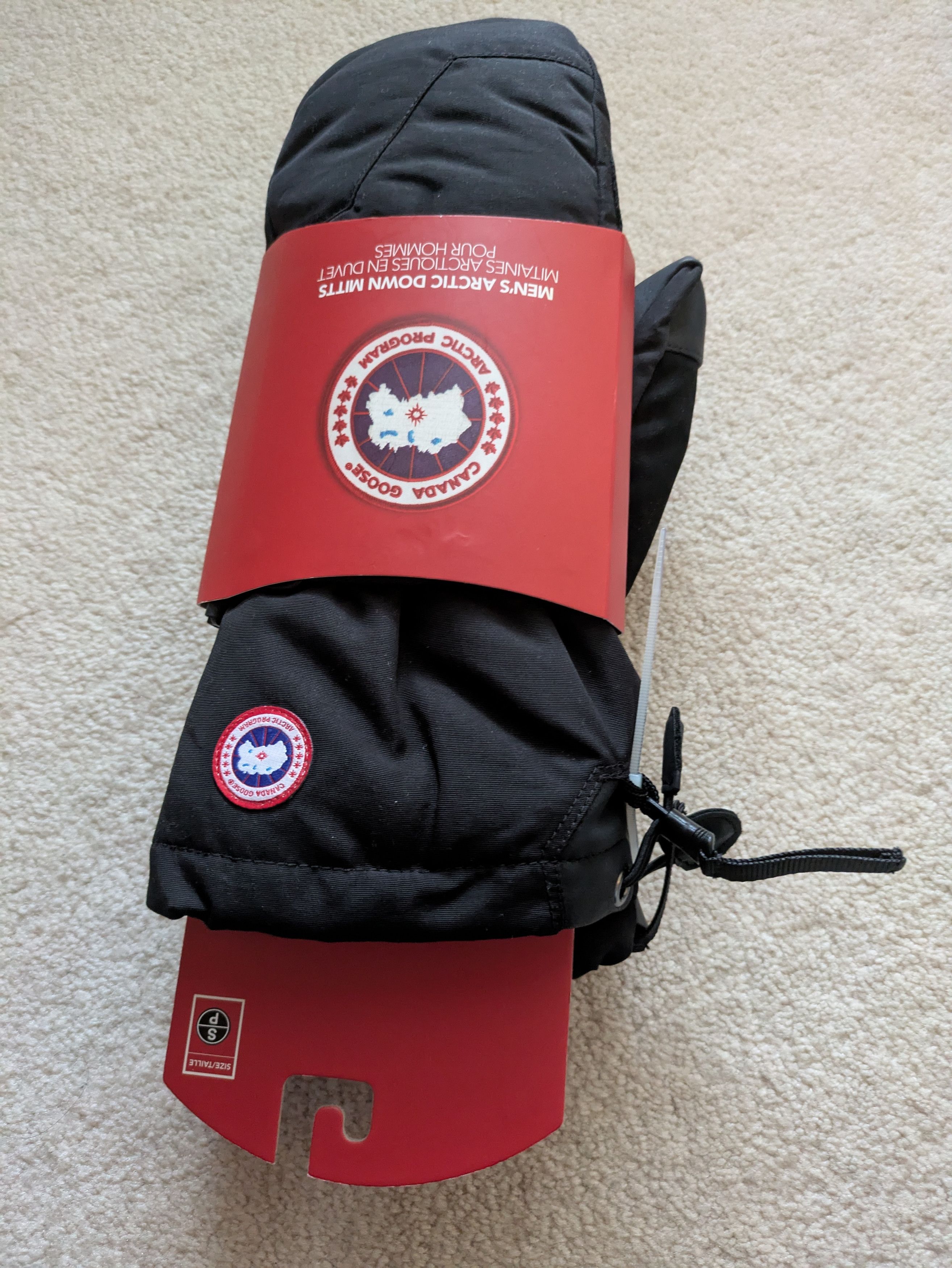 Canada Goose Black Arctic Down Mitts, Small Size ONE SIZE - 2 Thumbnail