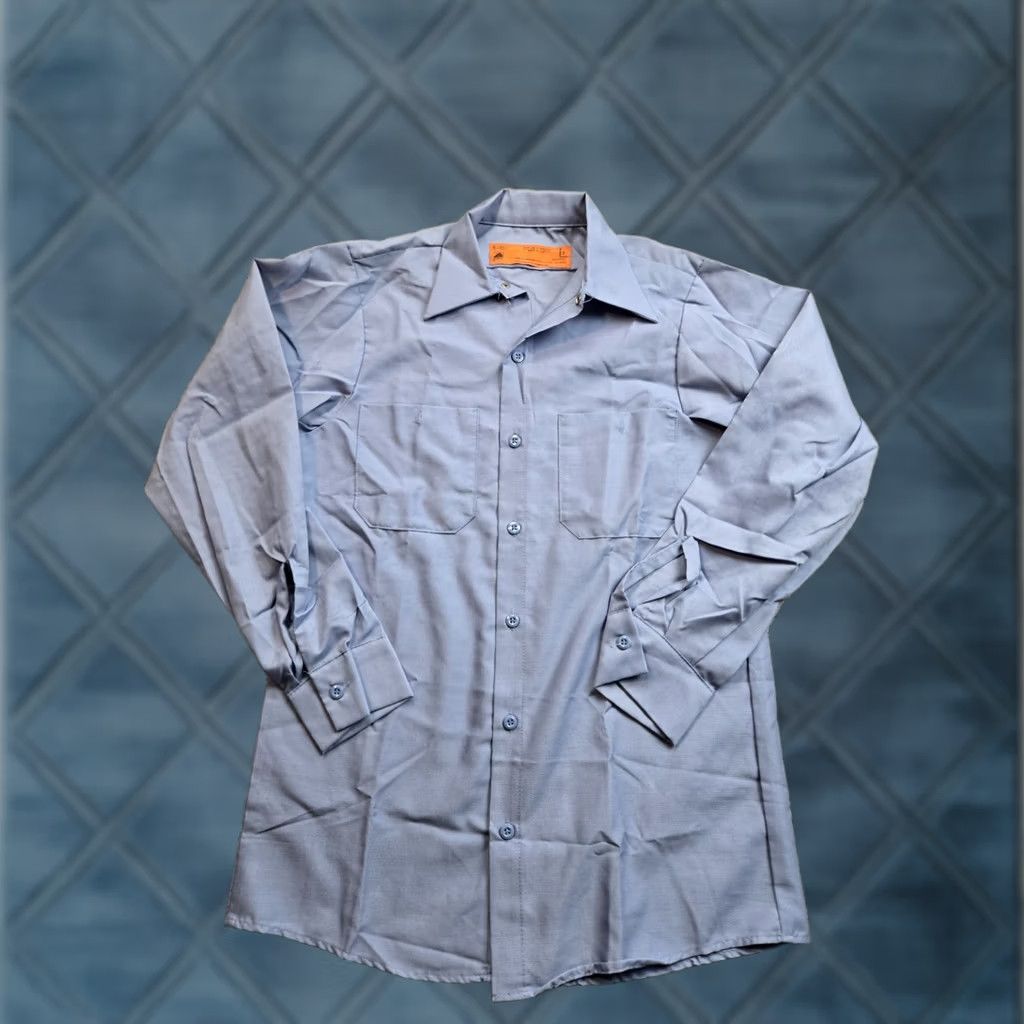 Red Kap Red Kap Work Shirt Mens S Blue Long Sleeve Button-Up Twill USA Made Size US S / EU 44-46 / 1 - 1 Thumbnail