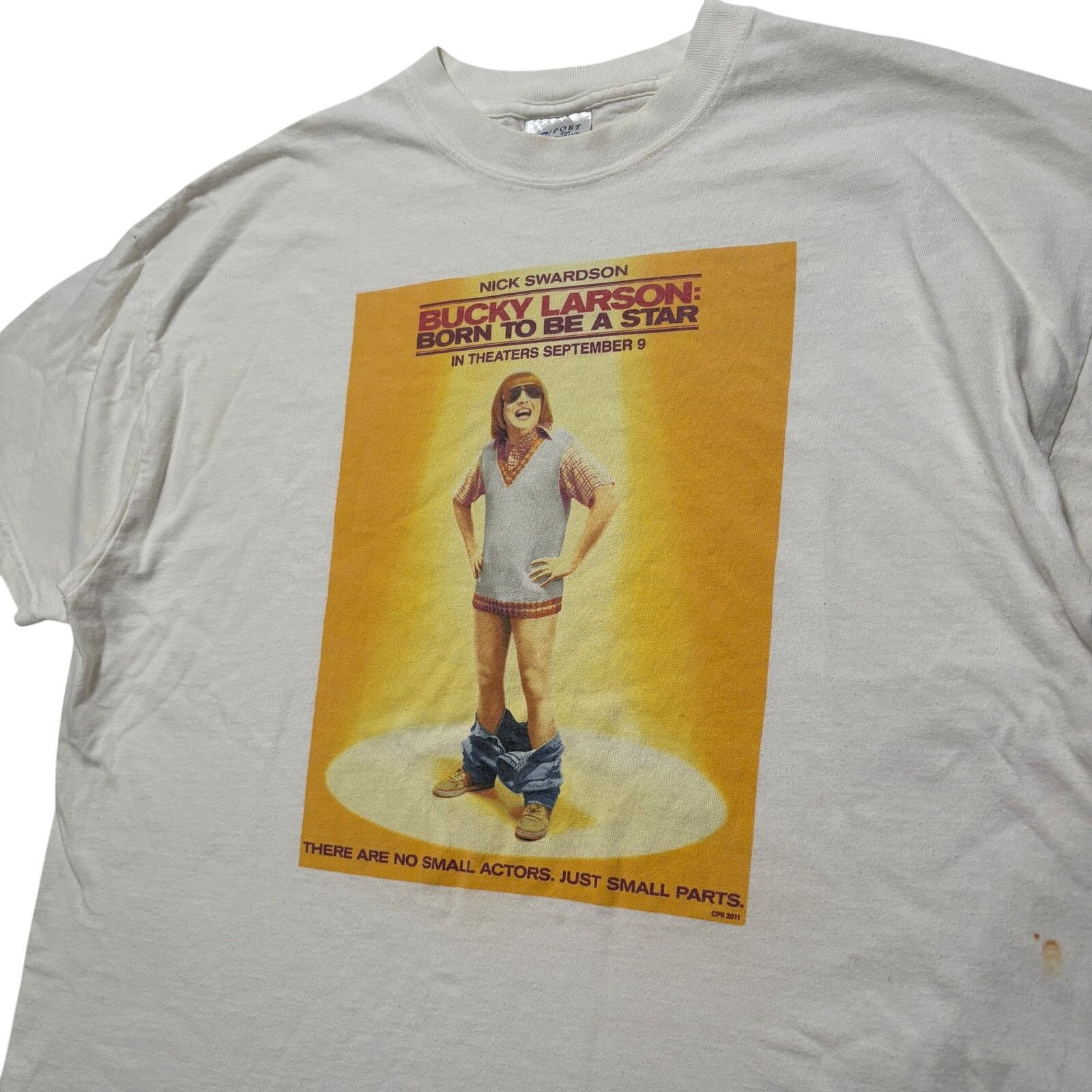 Other 2011 Bucky Larson Born To Be A Star Movie White T-Shirt Size US XL / EU 56 / 4 - 2 Thumbnail