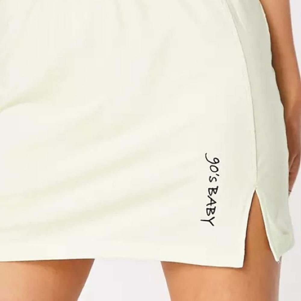 Asos ASOS Lime Green 90s Baby Mini Skirt Size 28" / US 6 / IT 42 - 4 Thumbnail