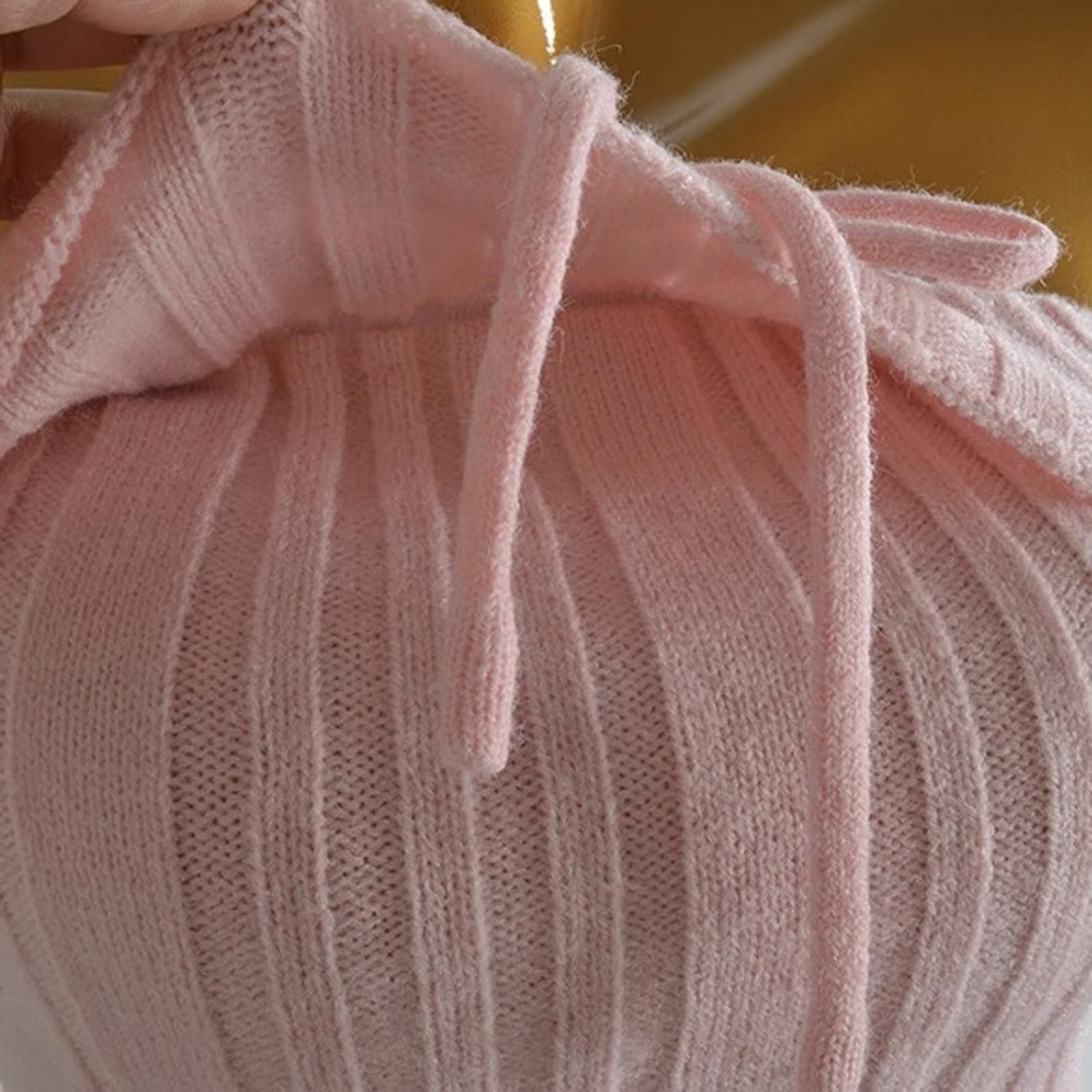 Japanese Brand Sweetheart Strapless Knit Top — Soft & Flirty Vibes Size L / US 10 / IT 46 - 7 Thumbnail