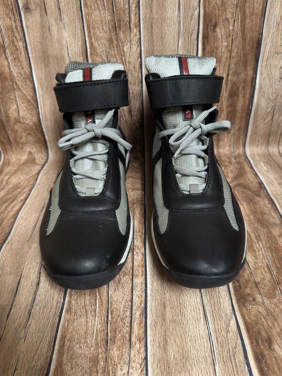 Prada America cup trainers black/grey Size US 11 / EU 44 - 4 Thumbnail