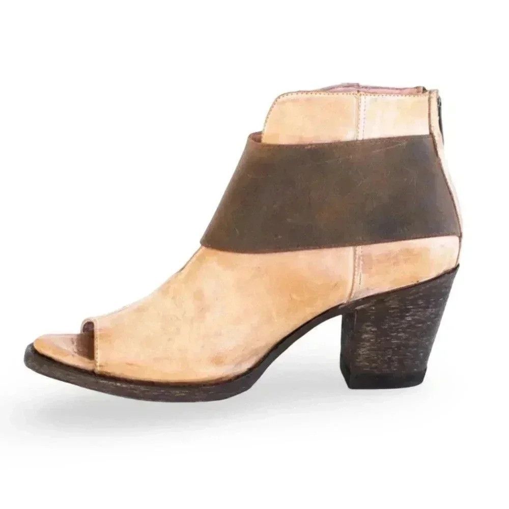 Other Miss Macie Distressed Leather Ankle Boots NWT Size US 9 / IT 39 - 2 Thumbnail