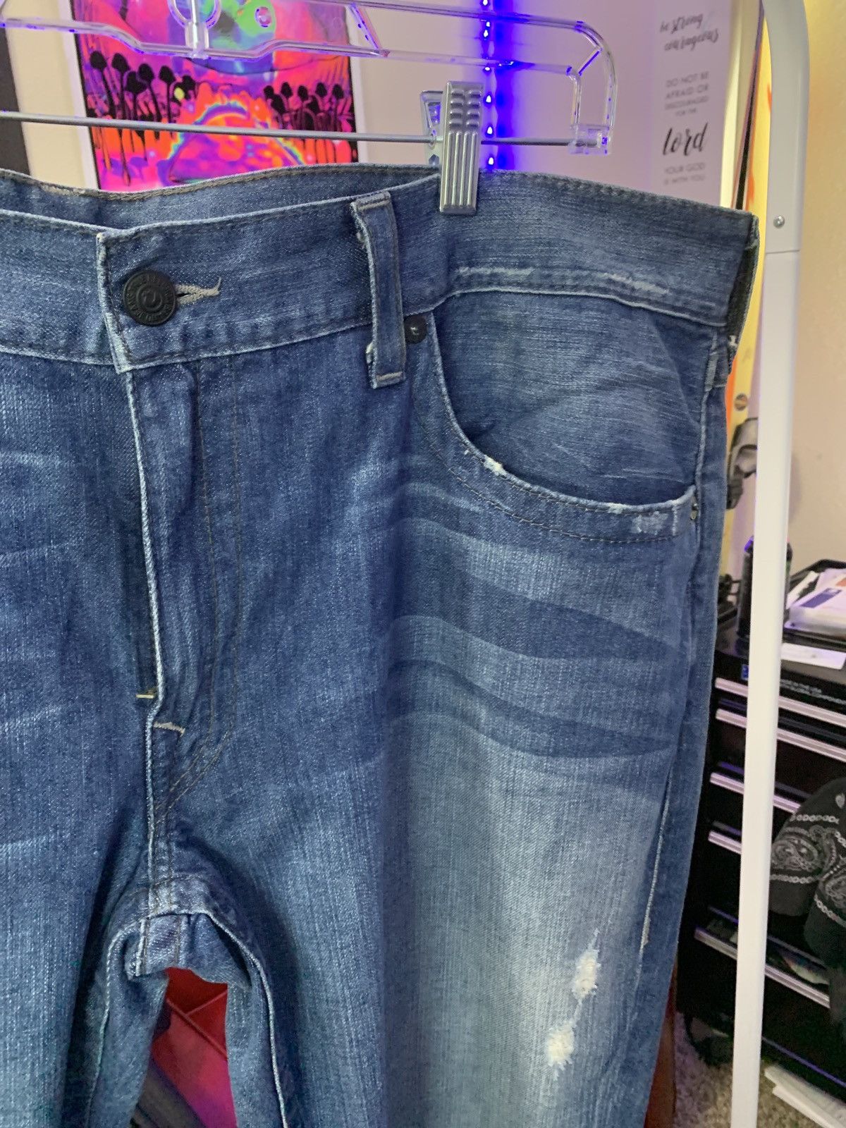 True Religion Vintage True Religion Distressed Denim Men’s Jeans Size US 44 / EU 60 - 2 Thumbnail