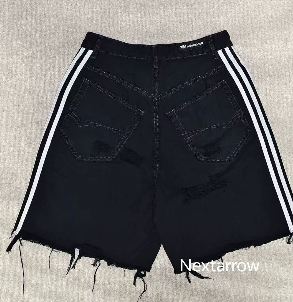 Balenciaga Balenciaga X Adidas New York Stock Exchange S 2412-Nextarrow Size 24" / US 00 / IT 34 - 2 Thumbnail