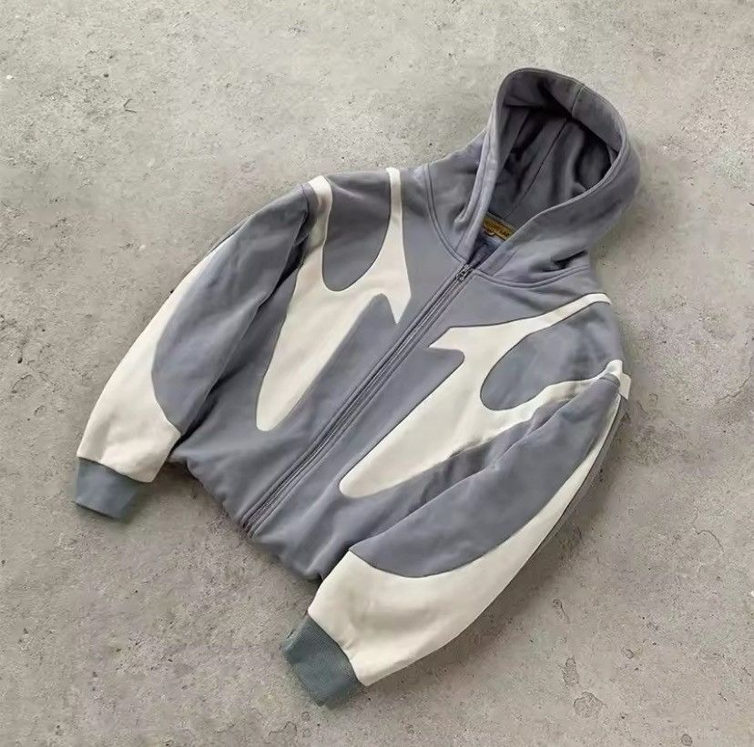 Designer Y2k Harajuku Casual Zip Hoodie Size US M / EU 48-50 / 2 - 3 Thumbnail