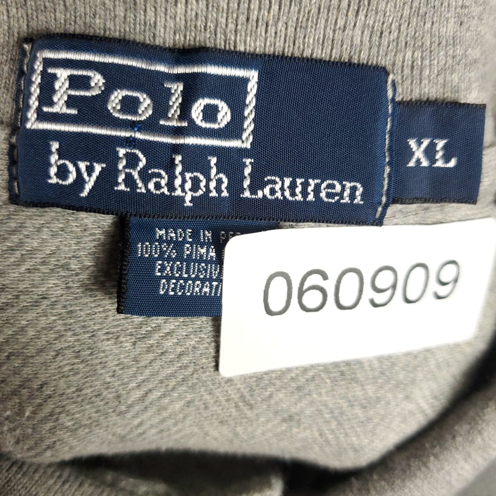 Ralph Lauren VINTAGE Ralph Lauren Polo Shirt Mens XL Gray Classic Casual Short Sleeve Mens Size US XL / EU 56 / 4 - 7 Thumbnail