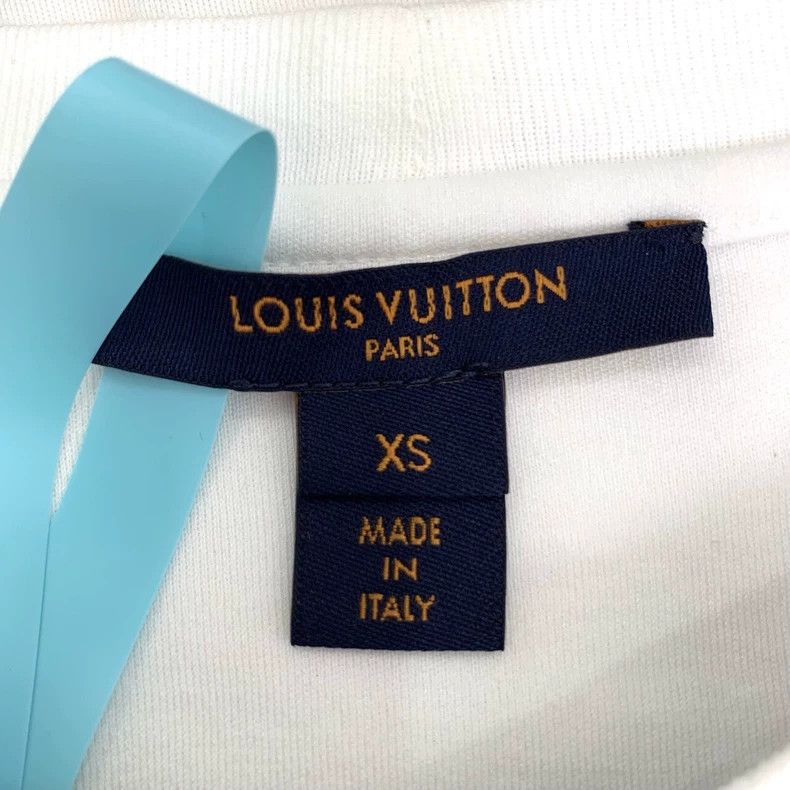 Louis Vuitton Louis Vuitton Logo monogram printed crewneck white cotton Size XS / US 0-2 / IT 36-38 - 5 Thumbnail