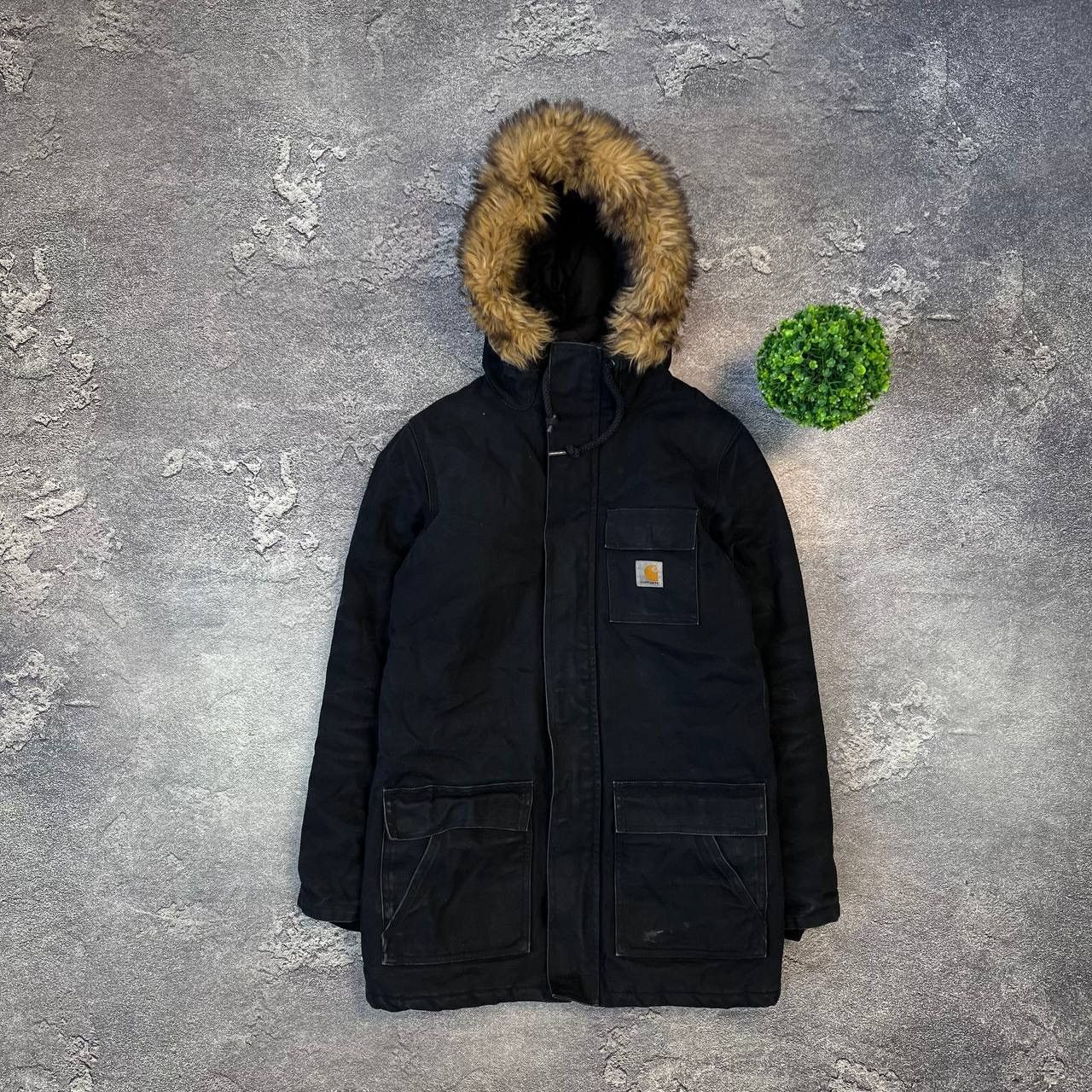 Carhartt Vintage Carhartt Siberian Parka 3M Thinsulate Black Faded Size US XS / EU 42 / 0 - 1 Thumbnail