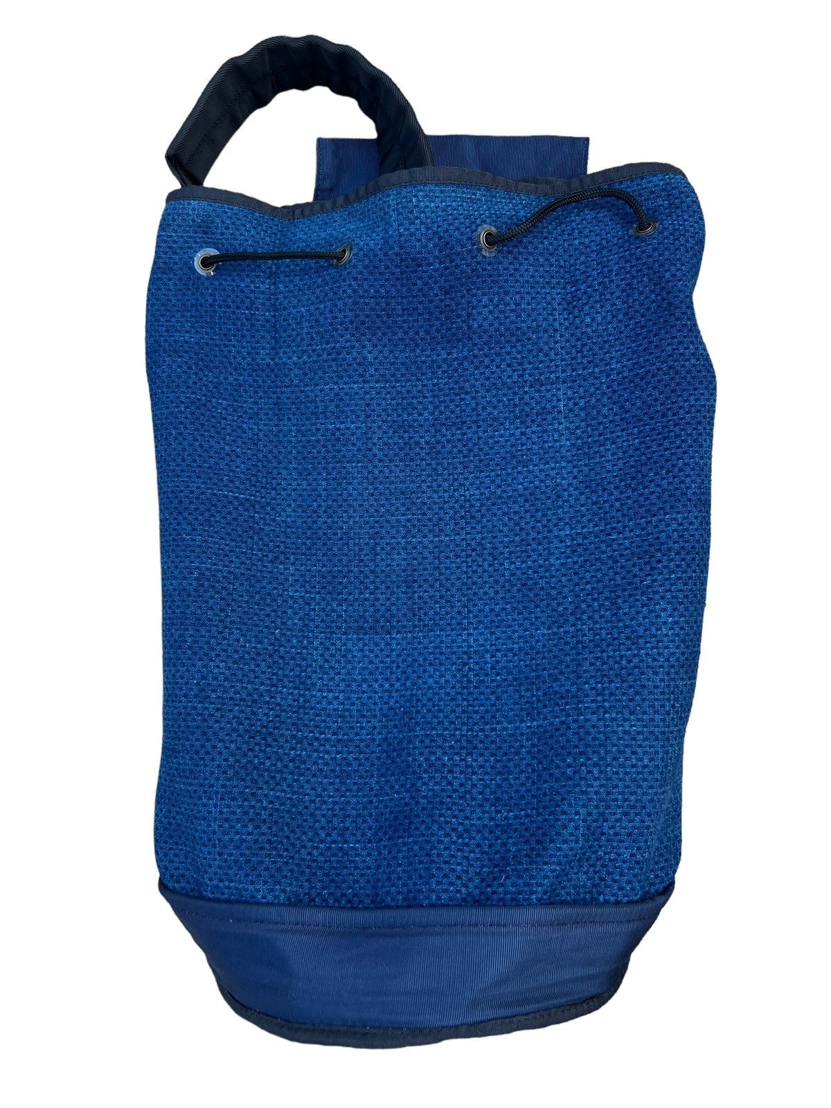 Indigo RARE! Vintage Japan Indigo Sashiko Kendo Suede Leather Bag Size ONE SIZE - 10 Thumbnail