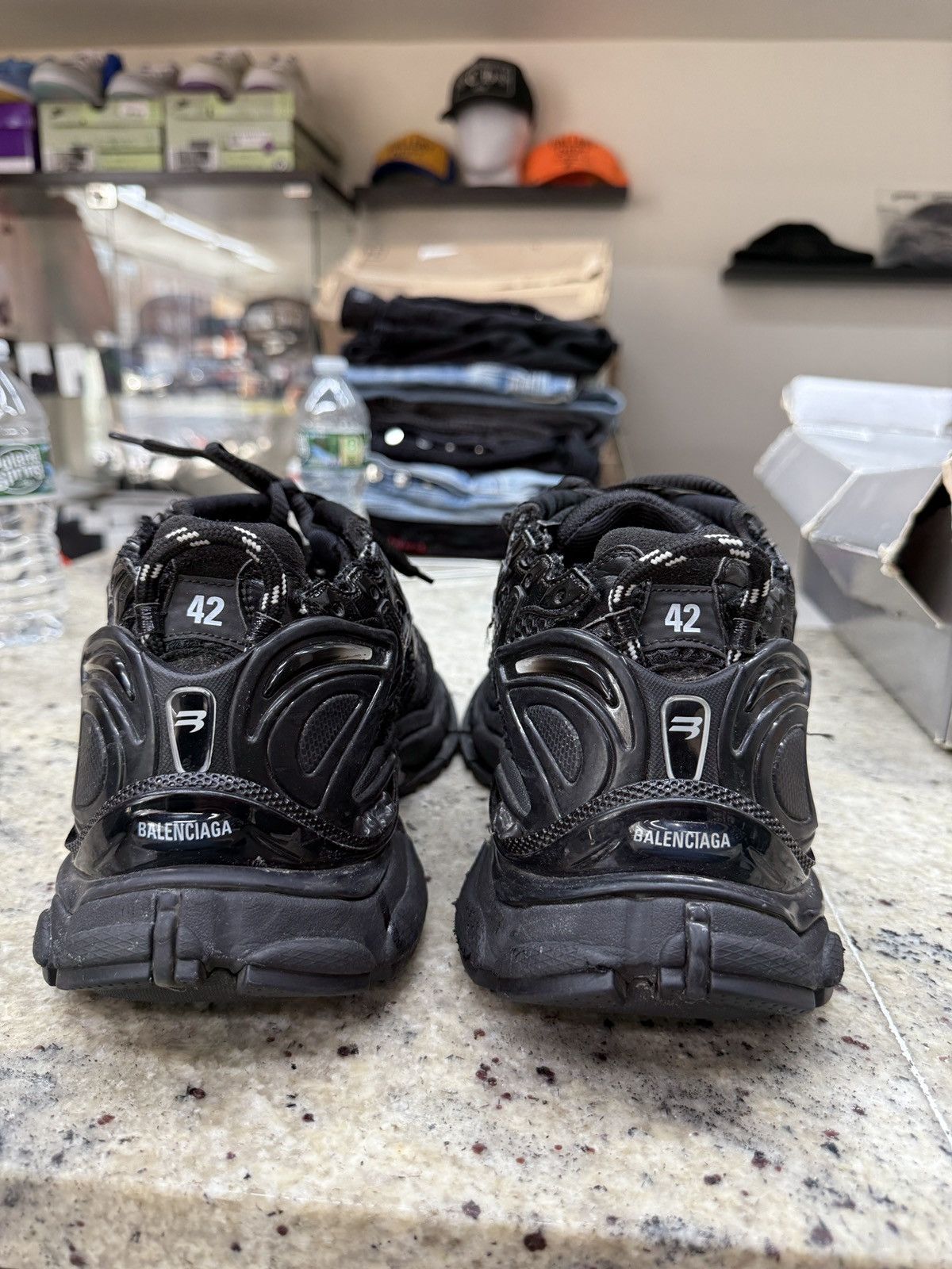 Balenciaga Balenciaga Black Track Runners Size US 9 / EU 42 - 4 Thumbnail