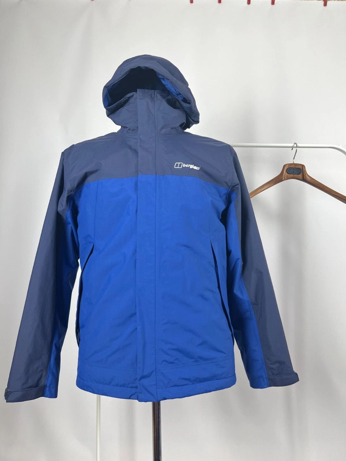Berghaus Berghaus Hydroshell Hooded Blue Outdoor Insulated Jacket Size US M / EU 48-50 / 2 - 3 Thumbnail