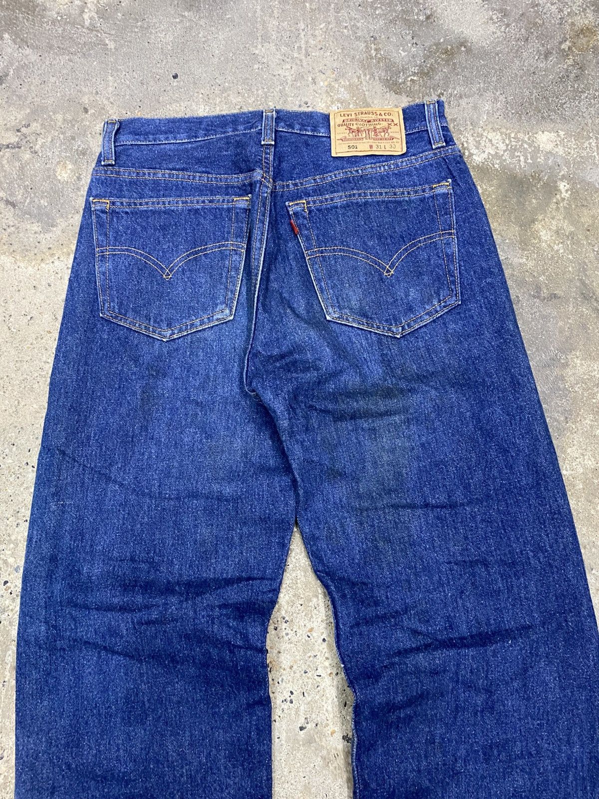 Levi's × Levi's Vintage Clothing × Vintage 💥Binddingoffer💥 rare levis 501 raw denim Size US 29 - 9 Thumbnail