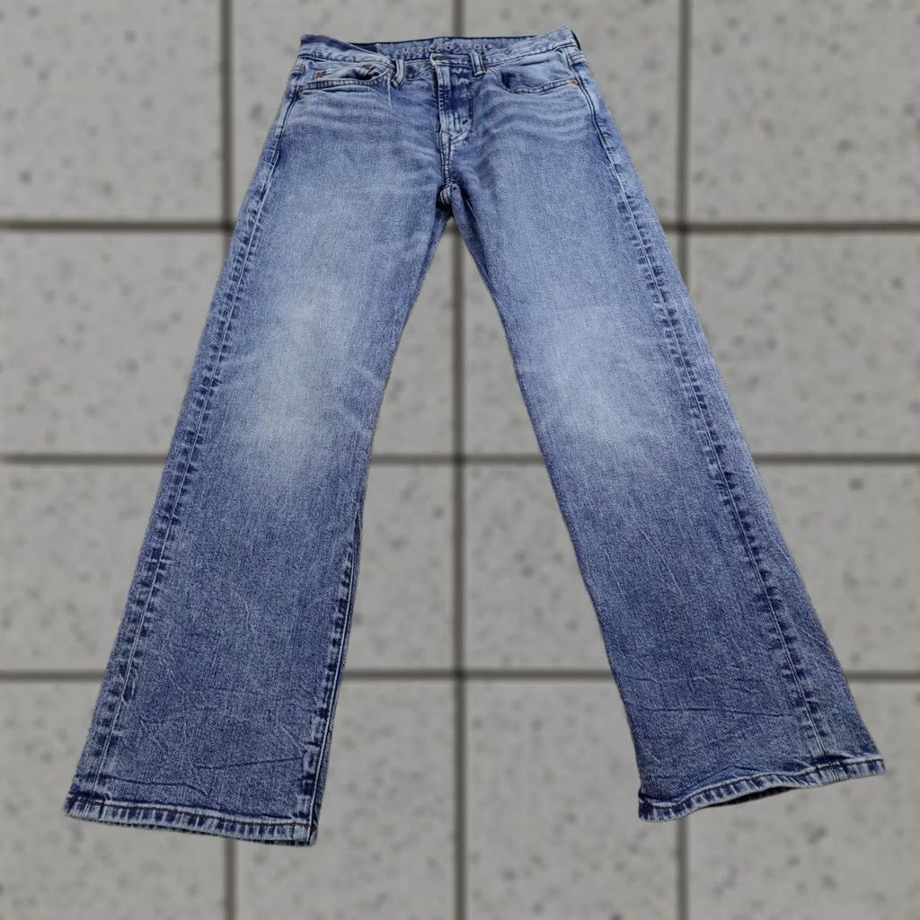 American Eagle Outfitters American Eagle Outfitters Jeans Mens 28 Regular 28X30 Dark Blue Denim Bootcut Stretch Pockets 5-Pocket Style Preppy Mens Size US 28 / EU 44 - 1 Thumbnail