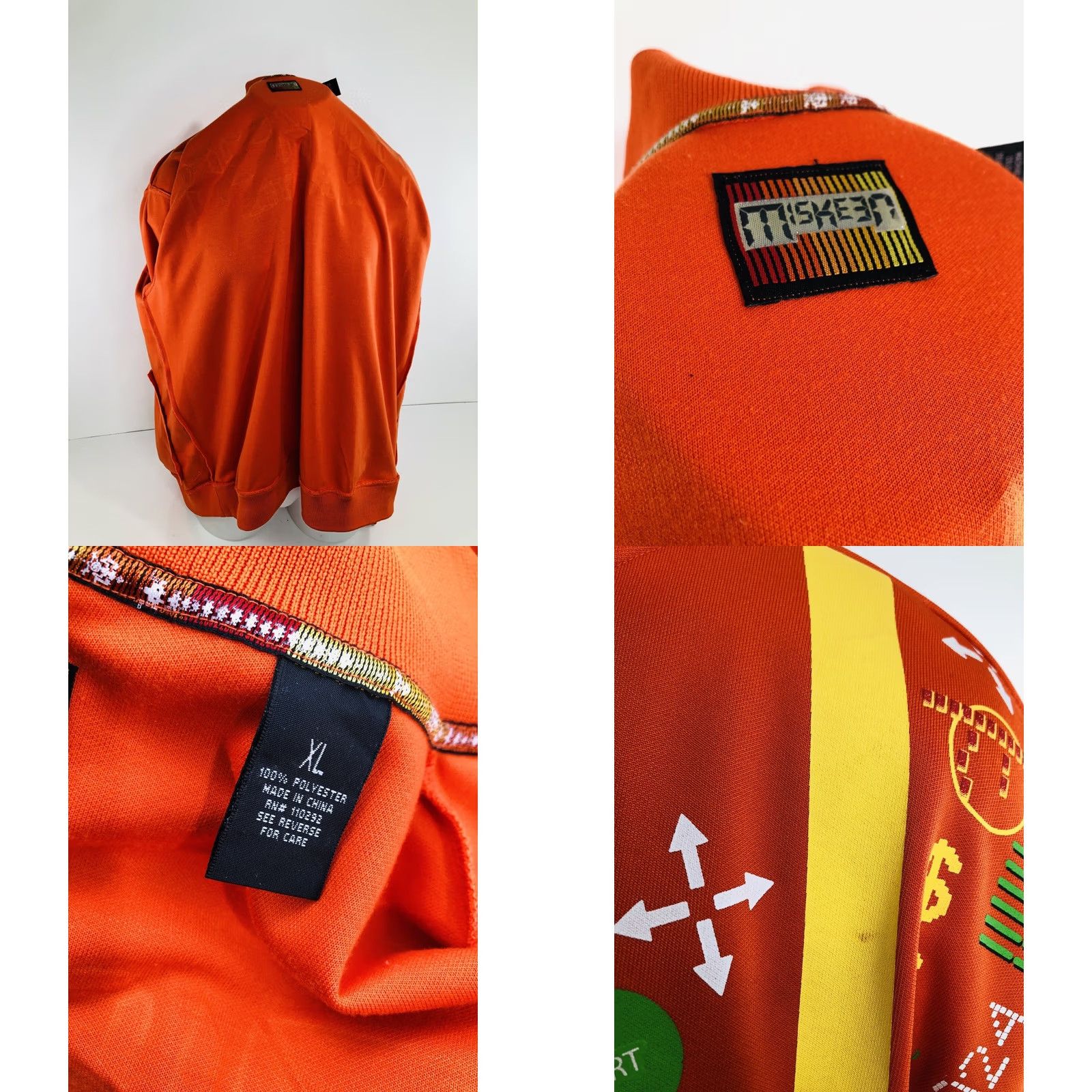 Vintage MISKEEN Vintage Atari Space Invaders PUFFY LOGO Mens XL Jacket Size US XL / EU 56 / 4 - 8 Thumbnail