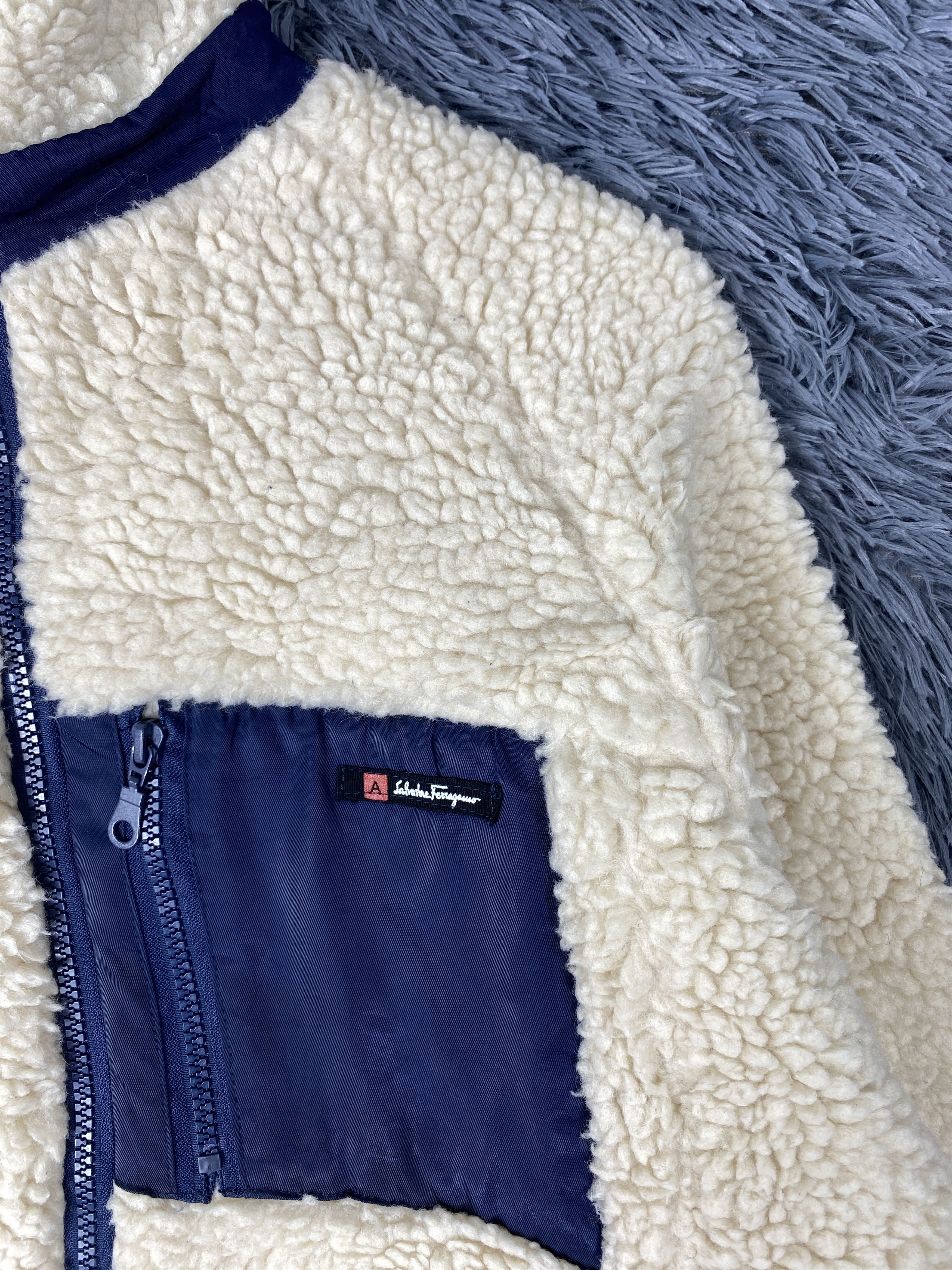 Japanese Brand Vintage Daisy Fleece Jacket K0077 Size US L / EU 52-54 / 3 - 3 Thumbnail