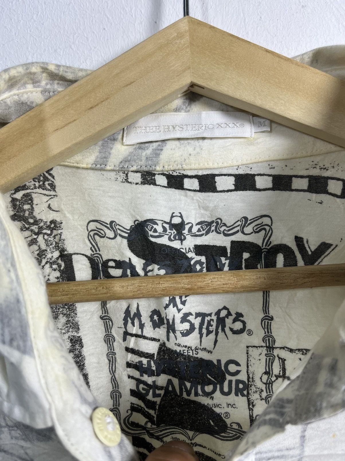 Hysteric Glamour Rare Hysteric Glamour Destroy All Monsters Shirt Size US M / EU 48-50 / 2 - 11 Thumbnail