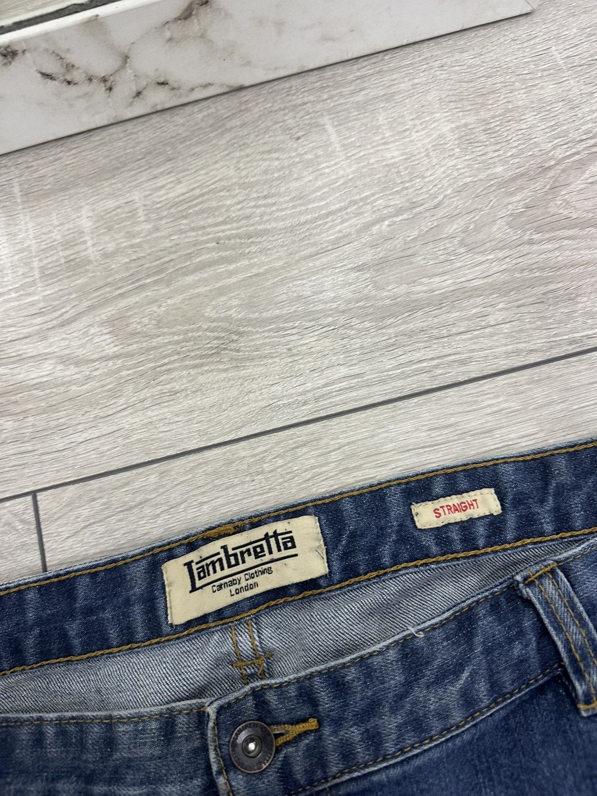 Lambretta Lambretta Vintage Baggy Made in Italy Big Logo Jeans Size US 40 / EU 56 - 5 Thumbnail