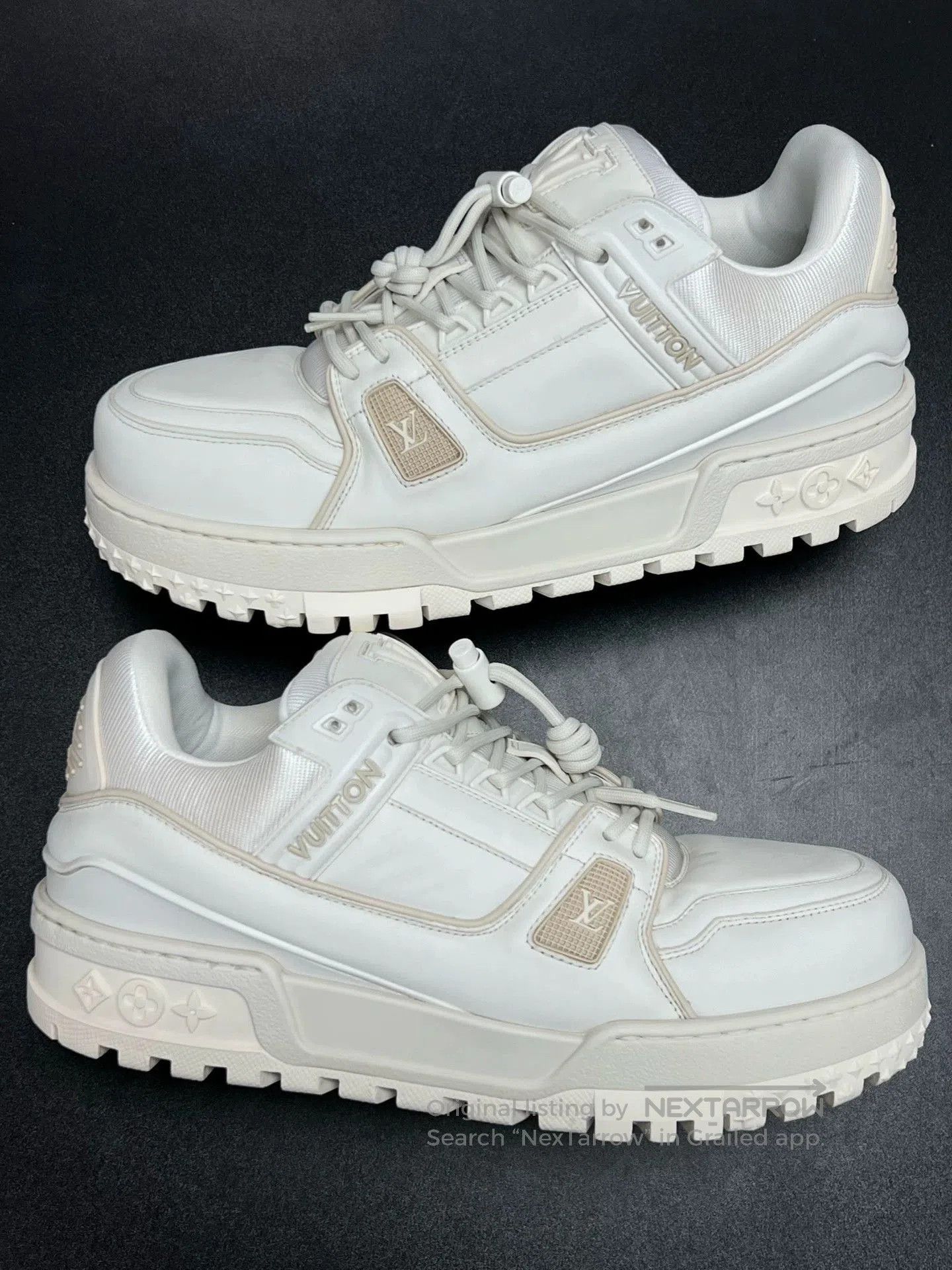 Louis Vuitton LV Trainer Maxi Sneakers in White UK8. Size US 10 / EU 43 - 5 Thumbnail