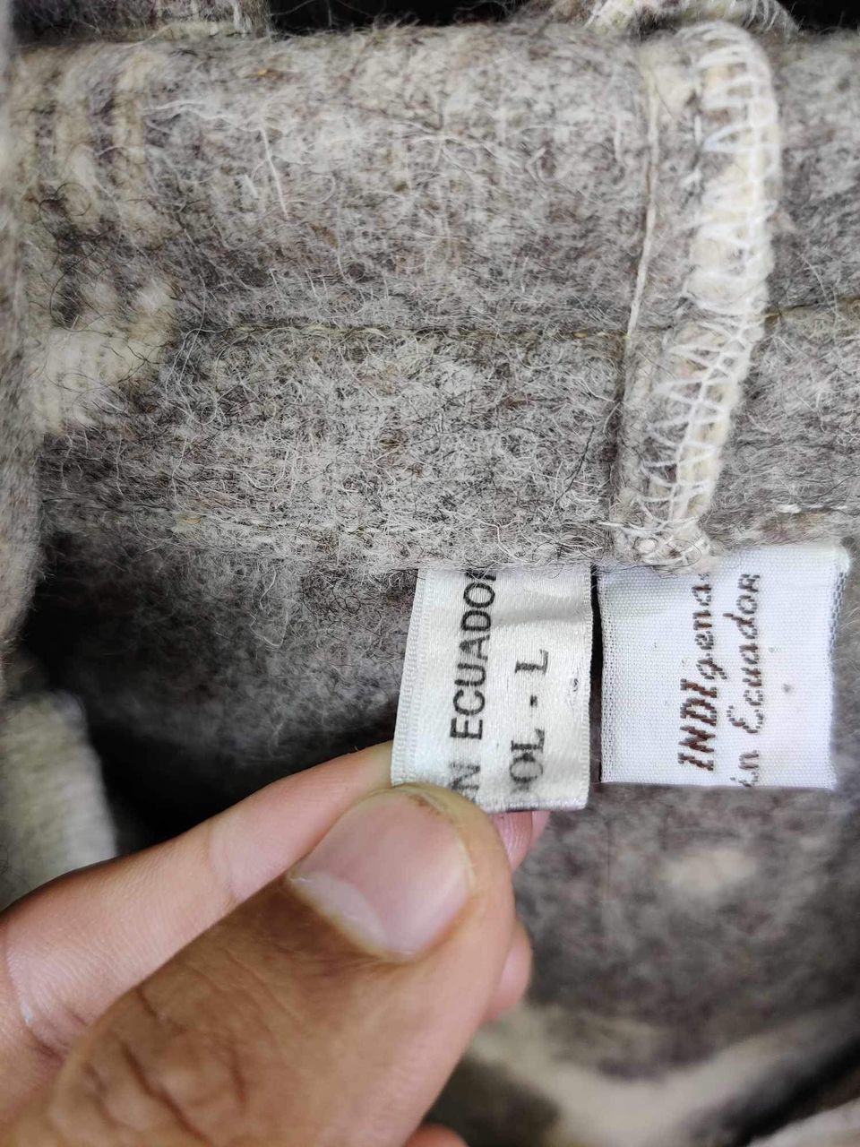 Aztech Mountain Vintage Aztech Mountain Wool Hooded Coat Jacket Size US L / EU 52-54 / 3 - 11 Thumbnail