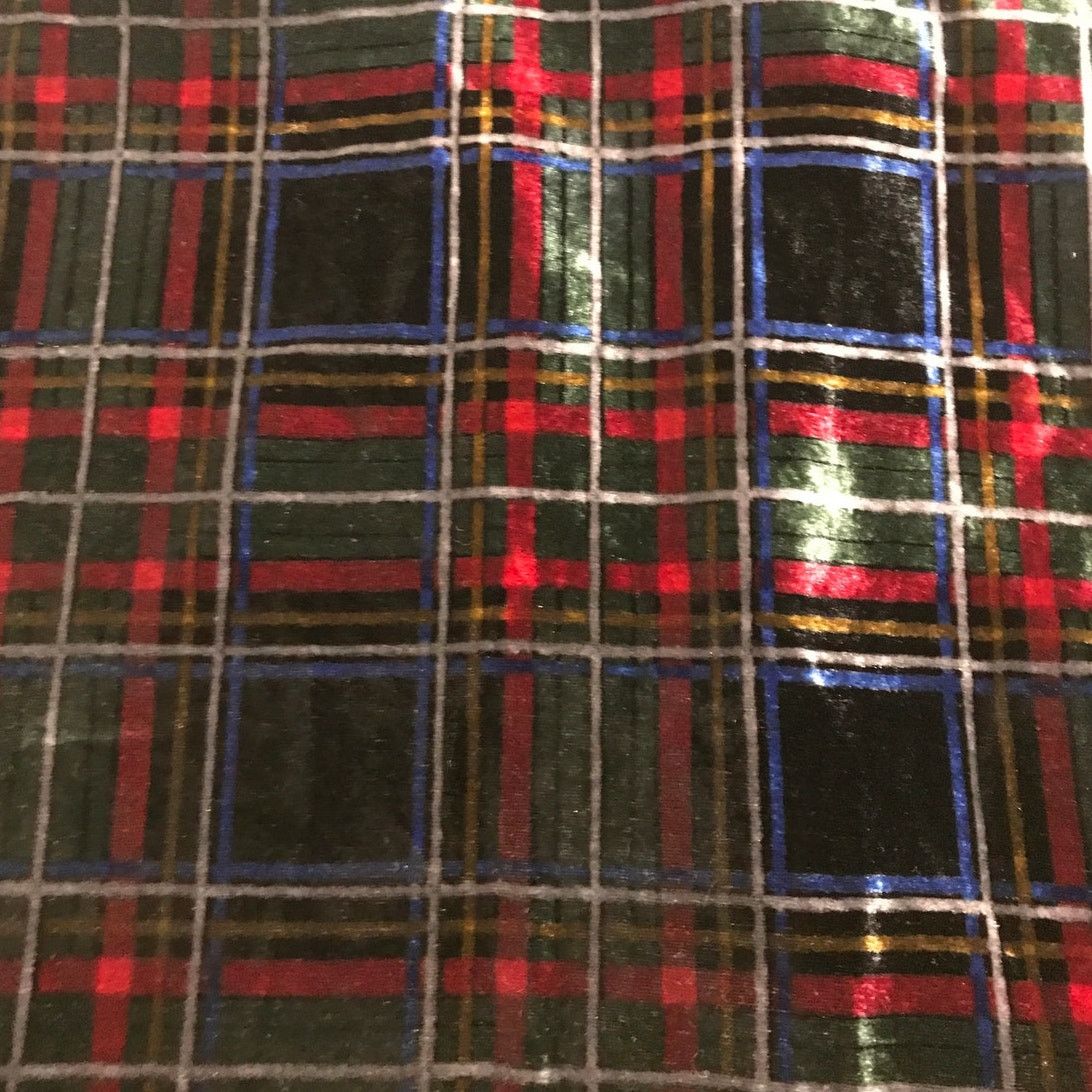 Loft Loft Plaid Velvet V-Neck Sleeveless Lined Camisole S Size S / US 4 / IT 40 - 3 Thumbnail