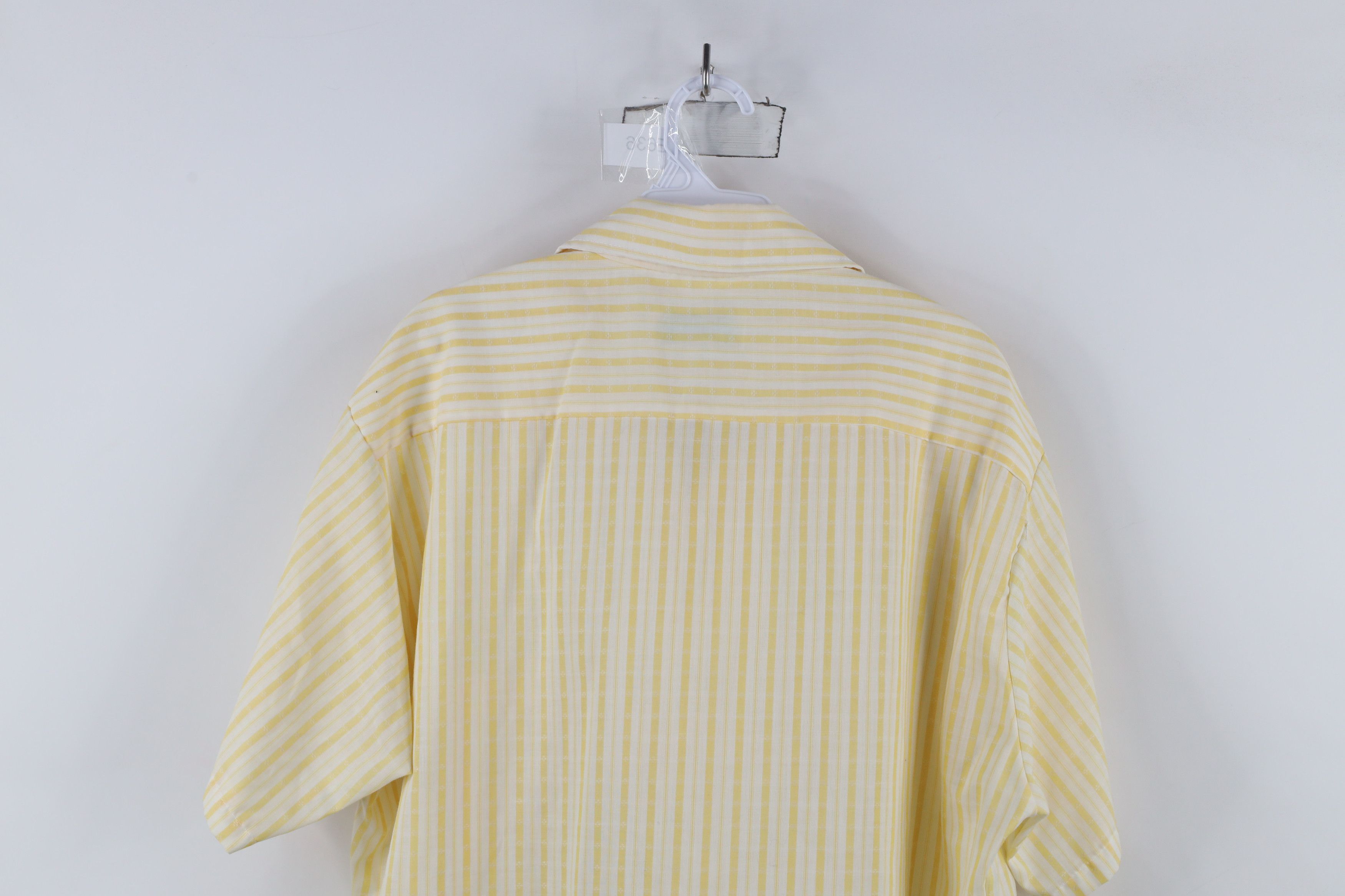 Vintage Vintage 60s 70 Rockabilly Sheer Collared Button Shirt USA Size US XL / EU 56 / 4 - 11 Thumbnail