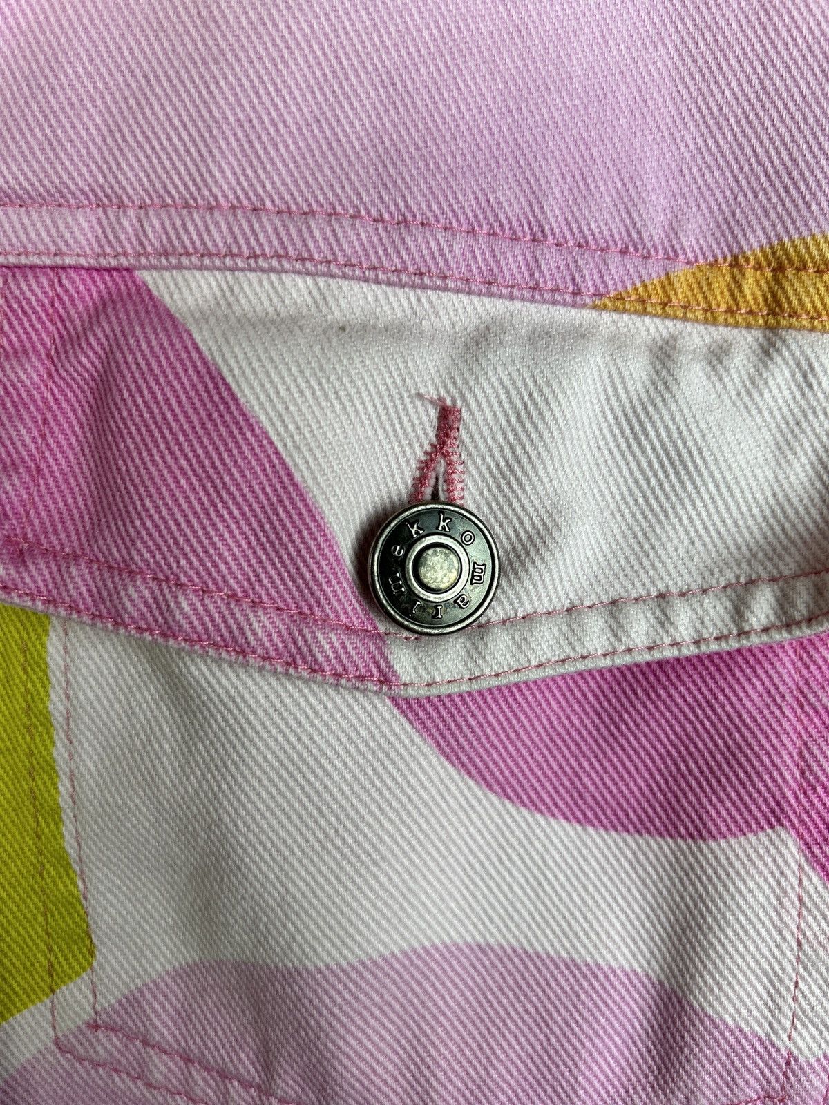 Marimekko Vintage Marimekko Unikko Jeans Denim Flower Jacket 42 Size M / US 6-8 / IT 42-44 - 3 Thumbnail
