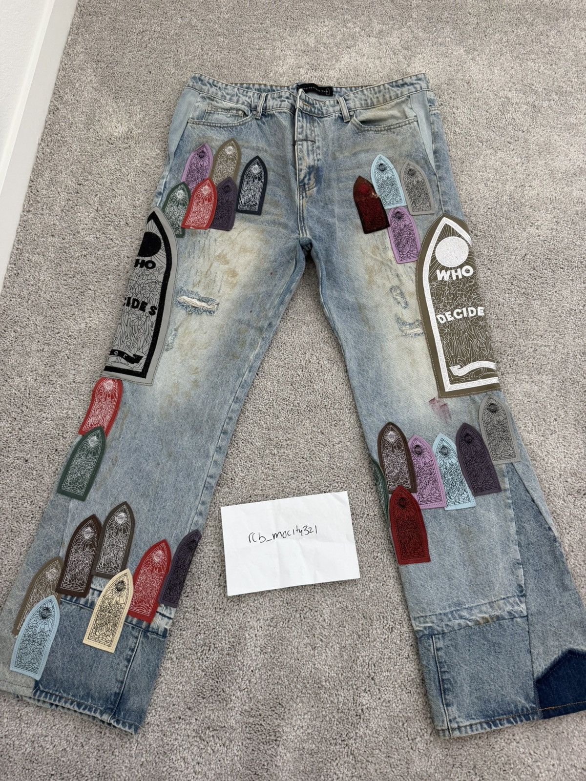 Who Decides War Who decided war jeans Size US 38 / EU 54 - 2 Thumbnail