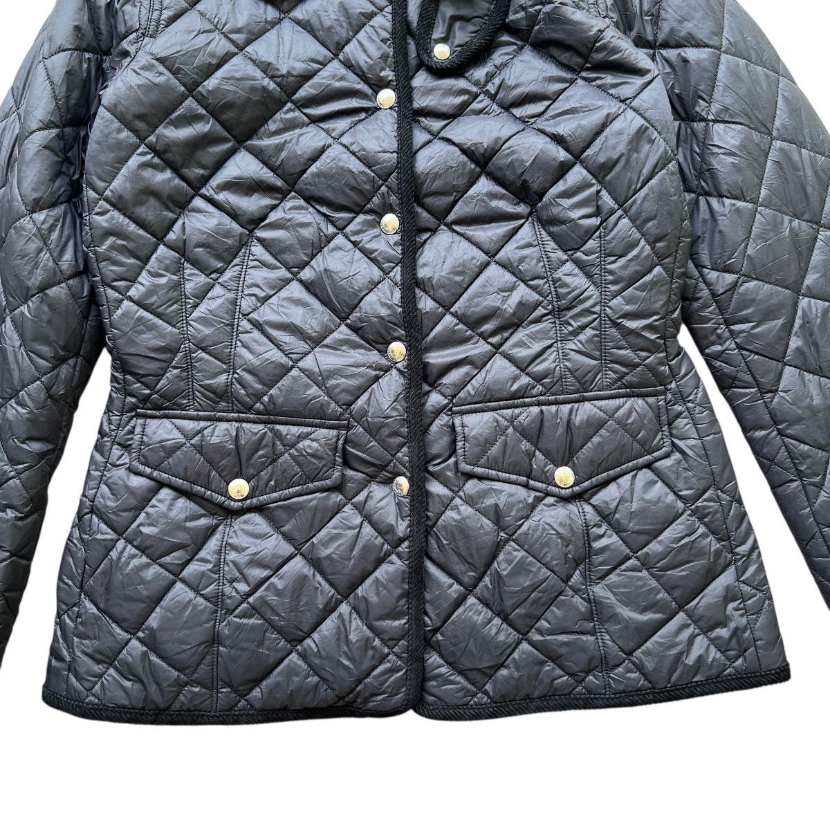 Japanese Brand Polo Ralph Lauren Quilted Diamond Jacket Size M / US 6-8 / IT 42-44 - 4 Thumbnail